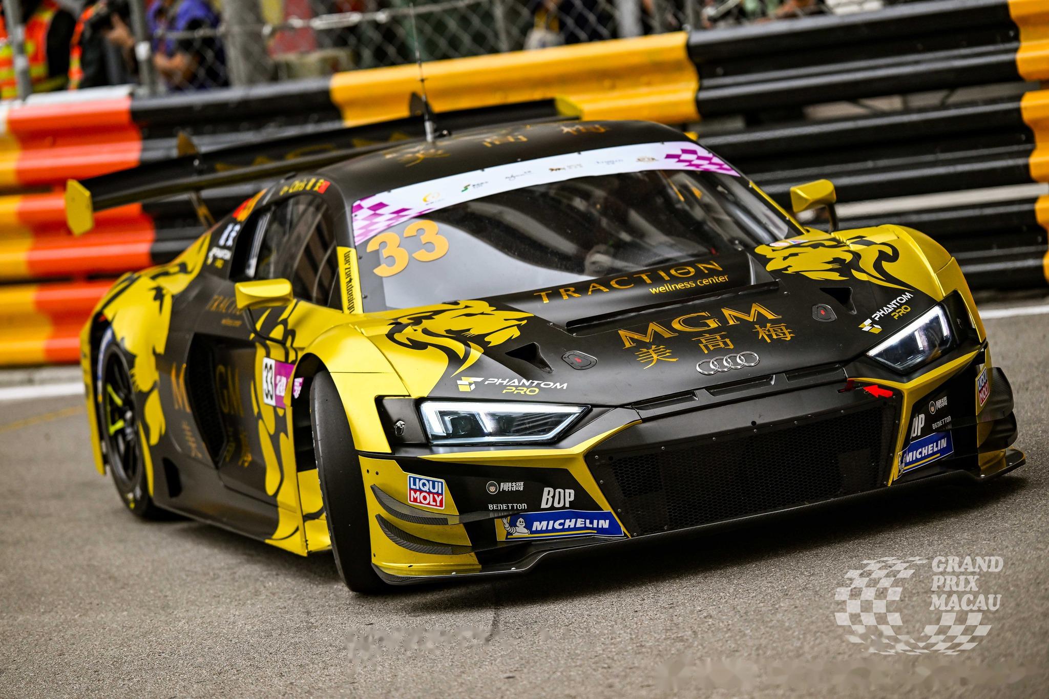 欧阳若曦拿下大湾区gt杯(gt3)杆位 欧阳若曦于他的澳门格兰披治大赛车