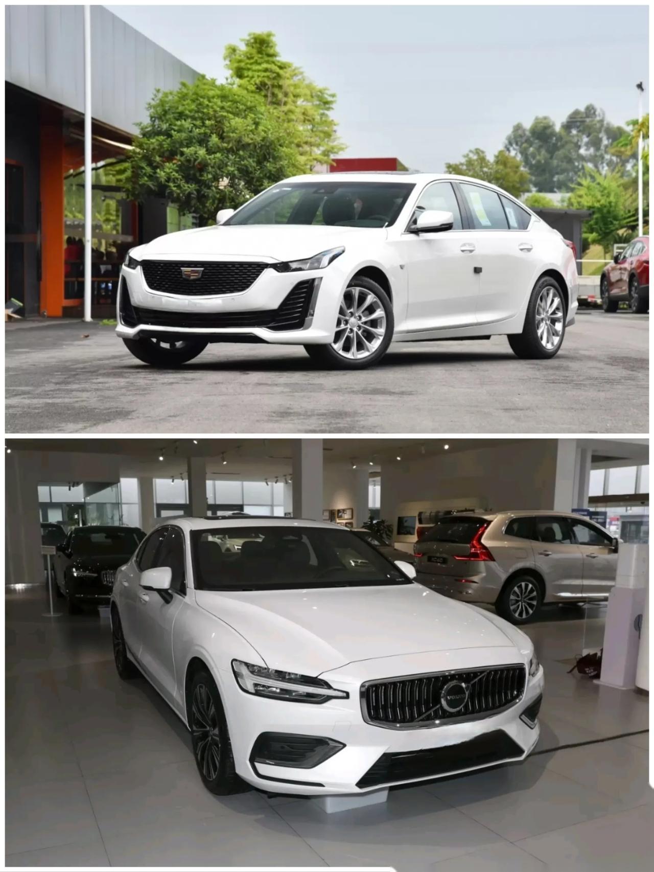 全新一代的沃尔沃s60,凯迪拉克ct5 ,两款全新换代车型都是豪华品牌