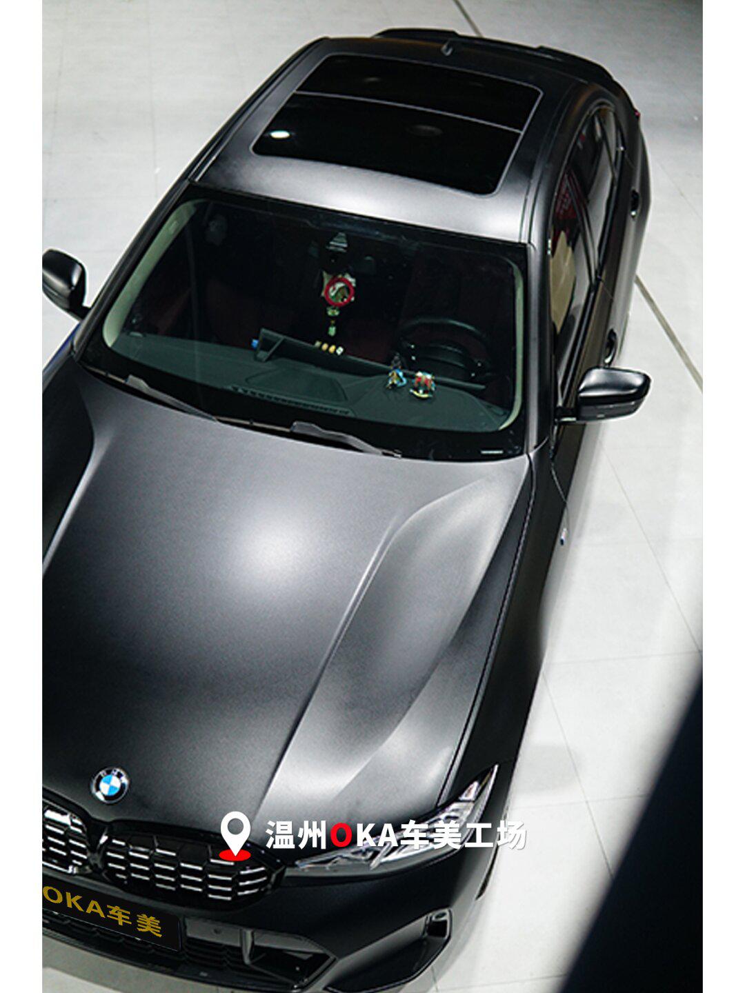 宝马3系最帅磨砂黑武士,改色清单来了!