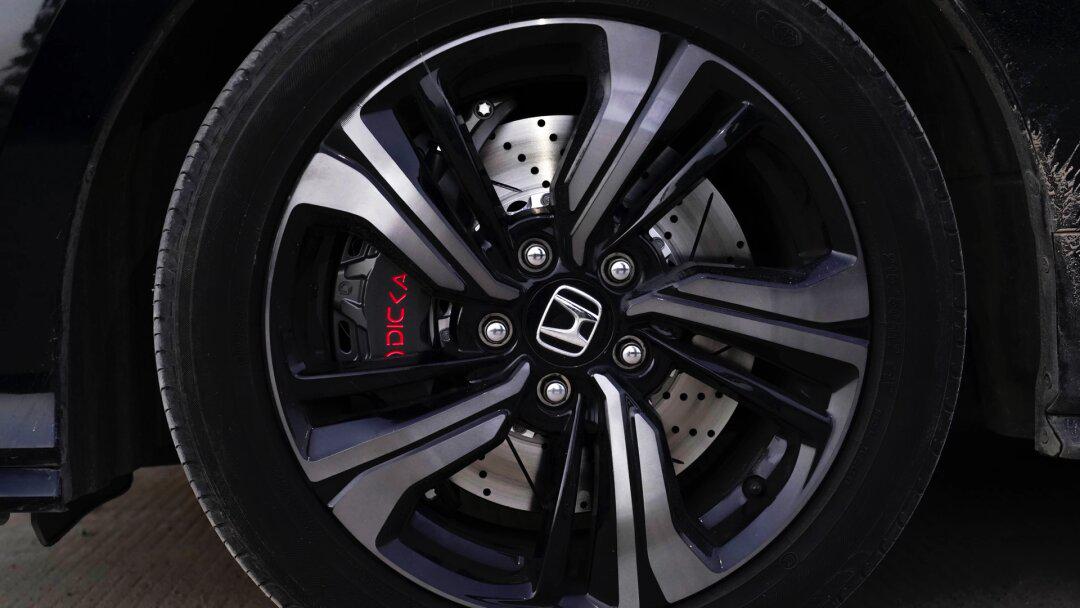 思域原车轮毂能过的刹车 你见过吗99