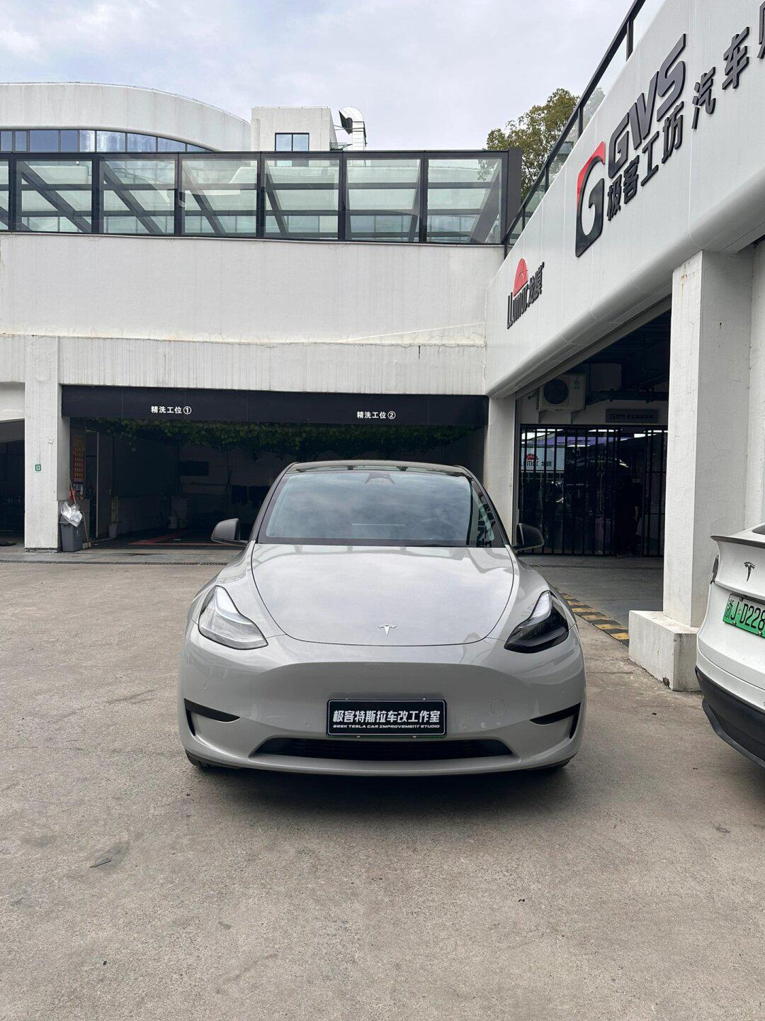 24款特斯拉modely 新車改裝抄作業了7815