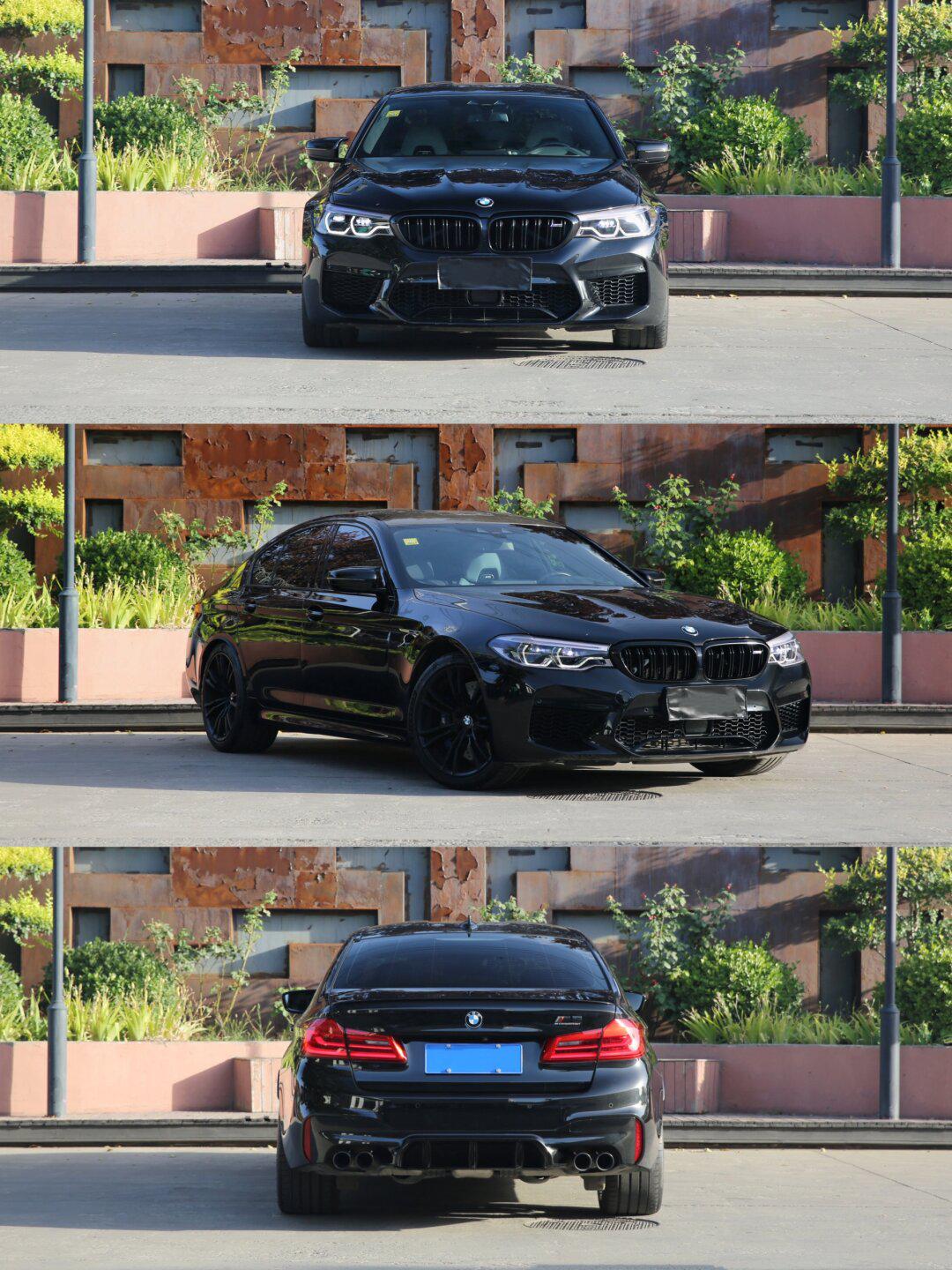 宝马m5 两万公里 黑外白内 配置到顶!