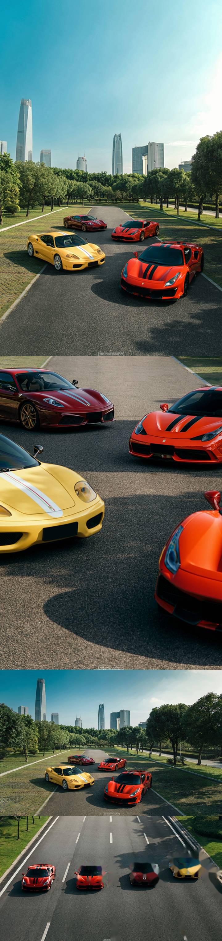 四代旗舰中置法拉利齐聚一堂 征服东莞城94 ferrari f3