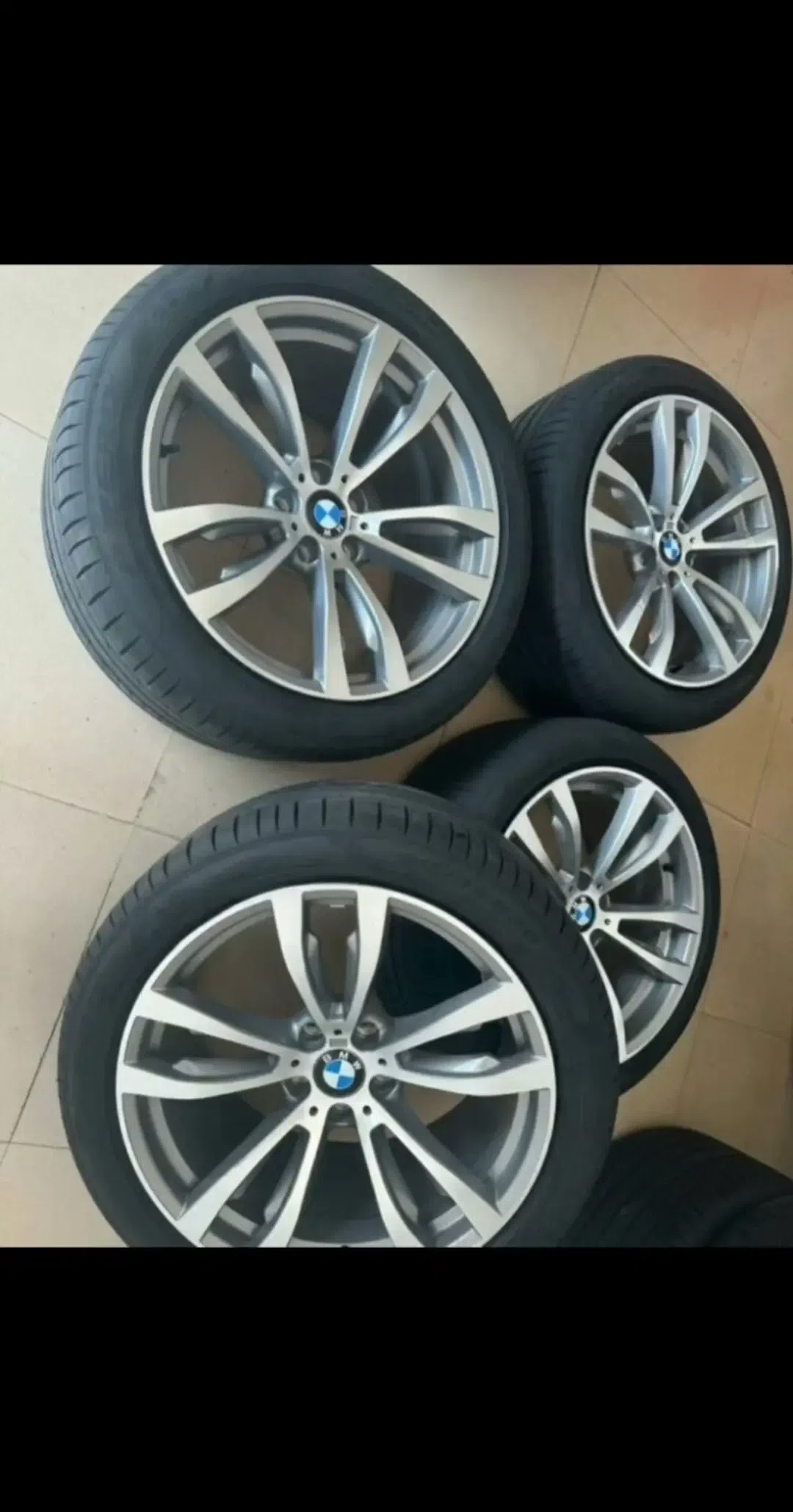 宝马x5 x6轮毂20寸469m原装拆车件适合x5m x6改 轮胎无补丁 无修复