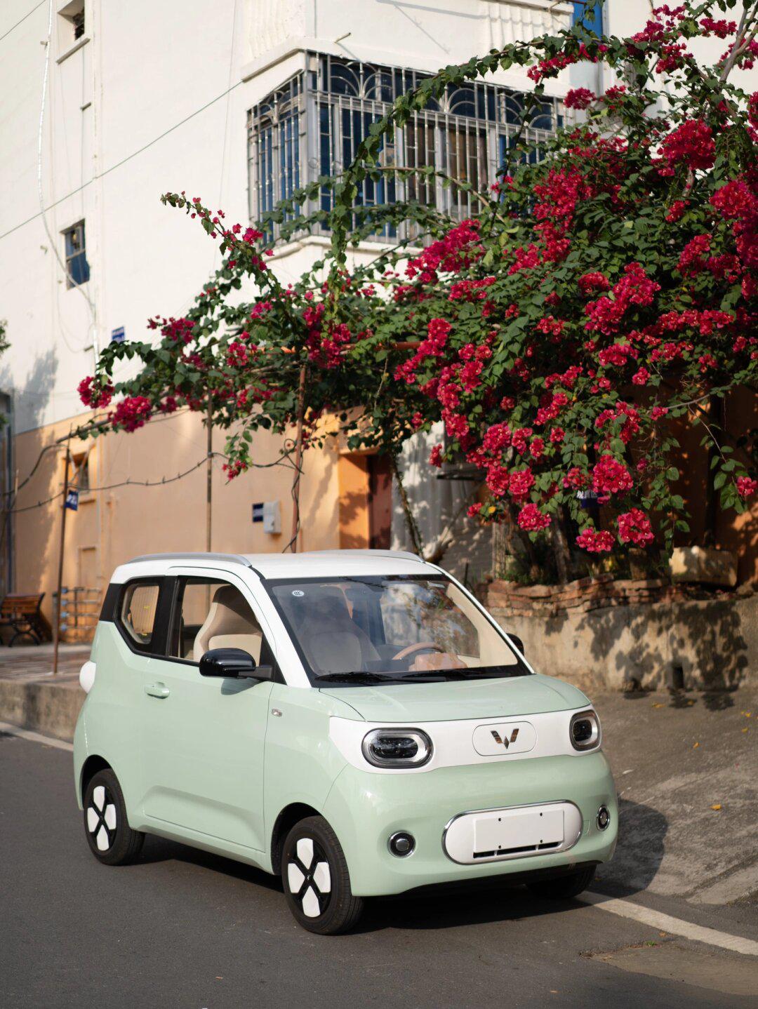 当前位置:>易车>社区>五菱宏光miniev社区>奶油绿的五菱迷你太可爱