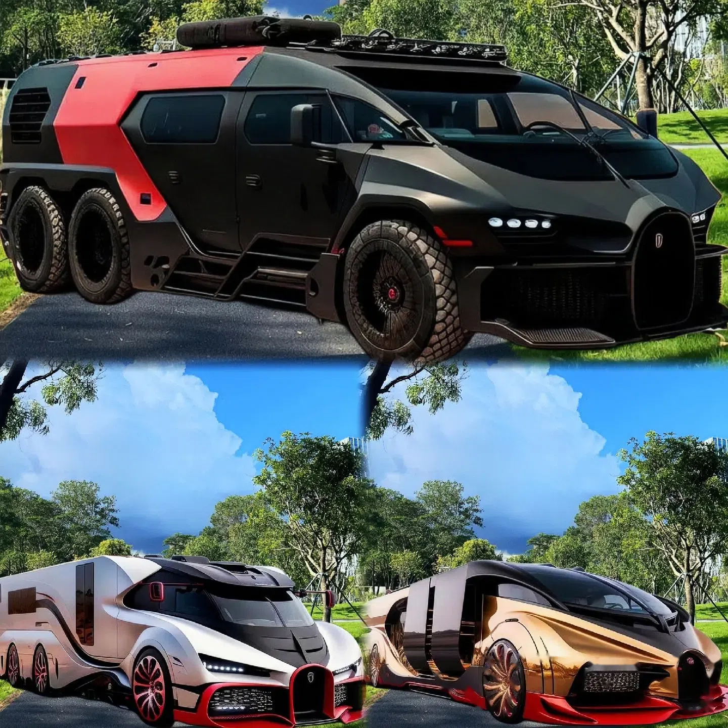 布加迪房车chiron变体来了,你喜欢吗.