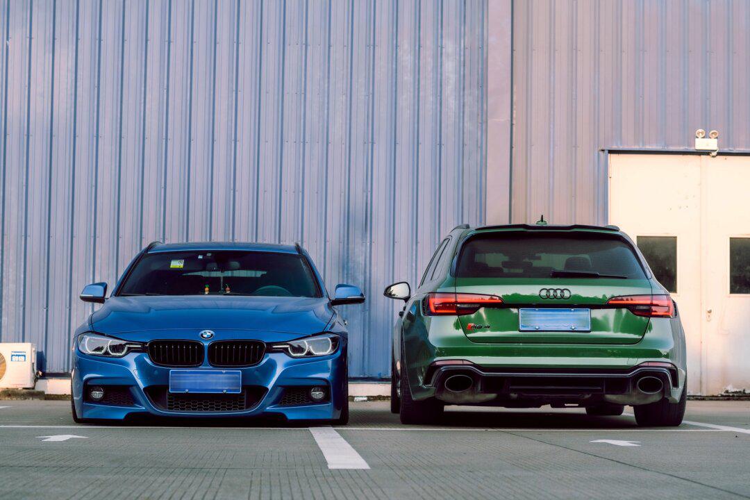 蓝绿合影_奥迪rs 4社区_易车社区