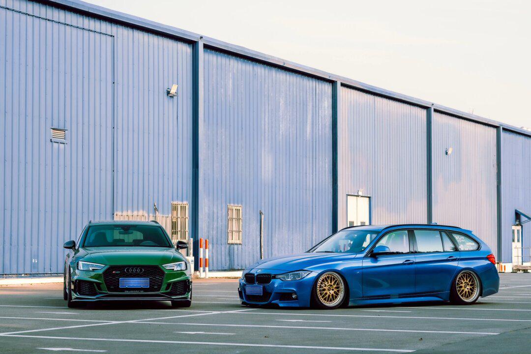 蓝绿合影_奥迪rs 4社区_易车社区