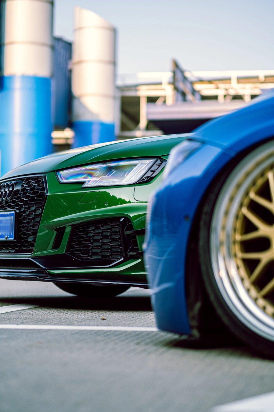 蓝绿合影_奥迪rs 4社区_易车社区