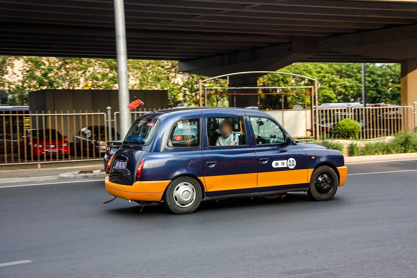 北京曾经的英伦tx4出租车