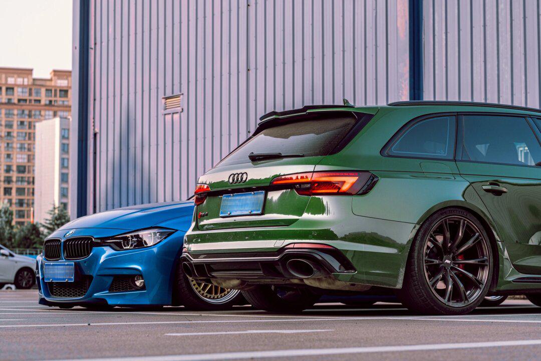 蓝绿合影_奥迪rs 4社区_易车社区