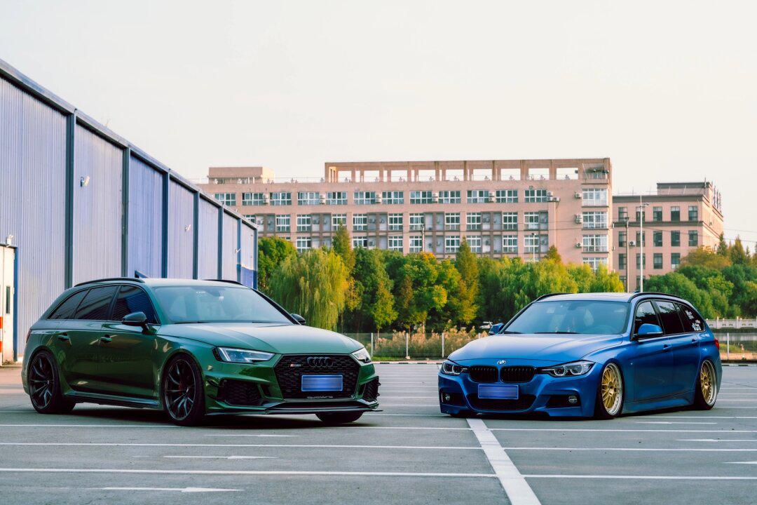 蓝绿合影_奥迪rs 4社区_易车社区