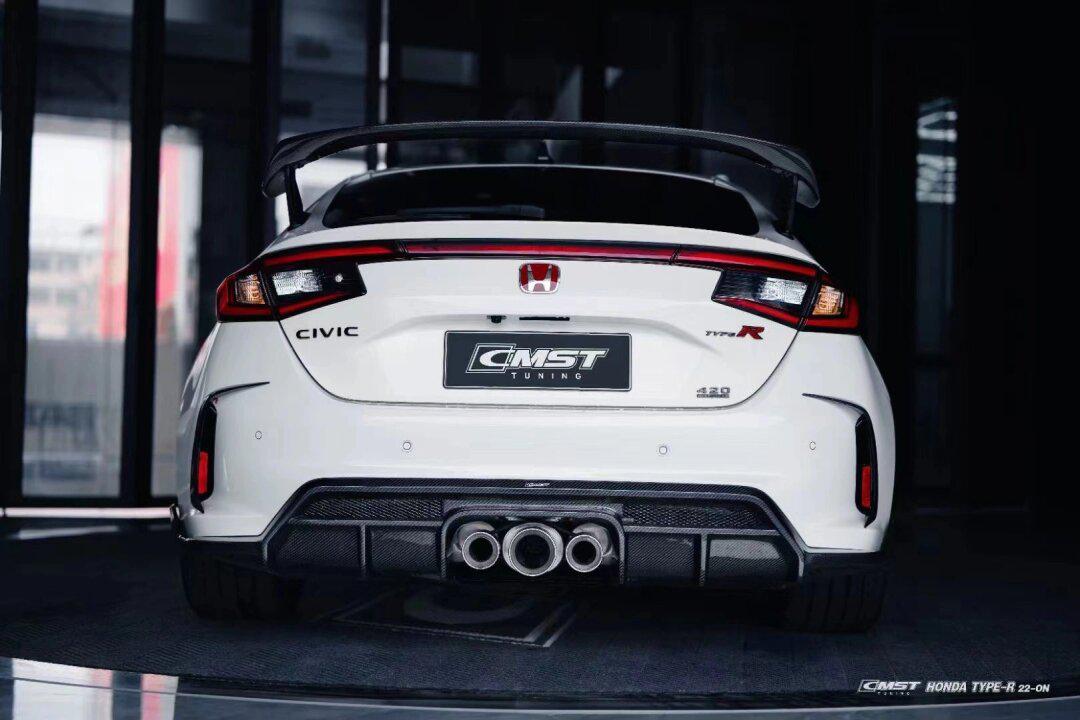 思域typer r| 77 cmst碳纤包围套件改装案例