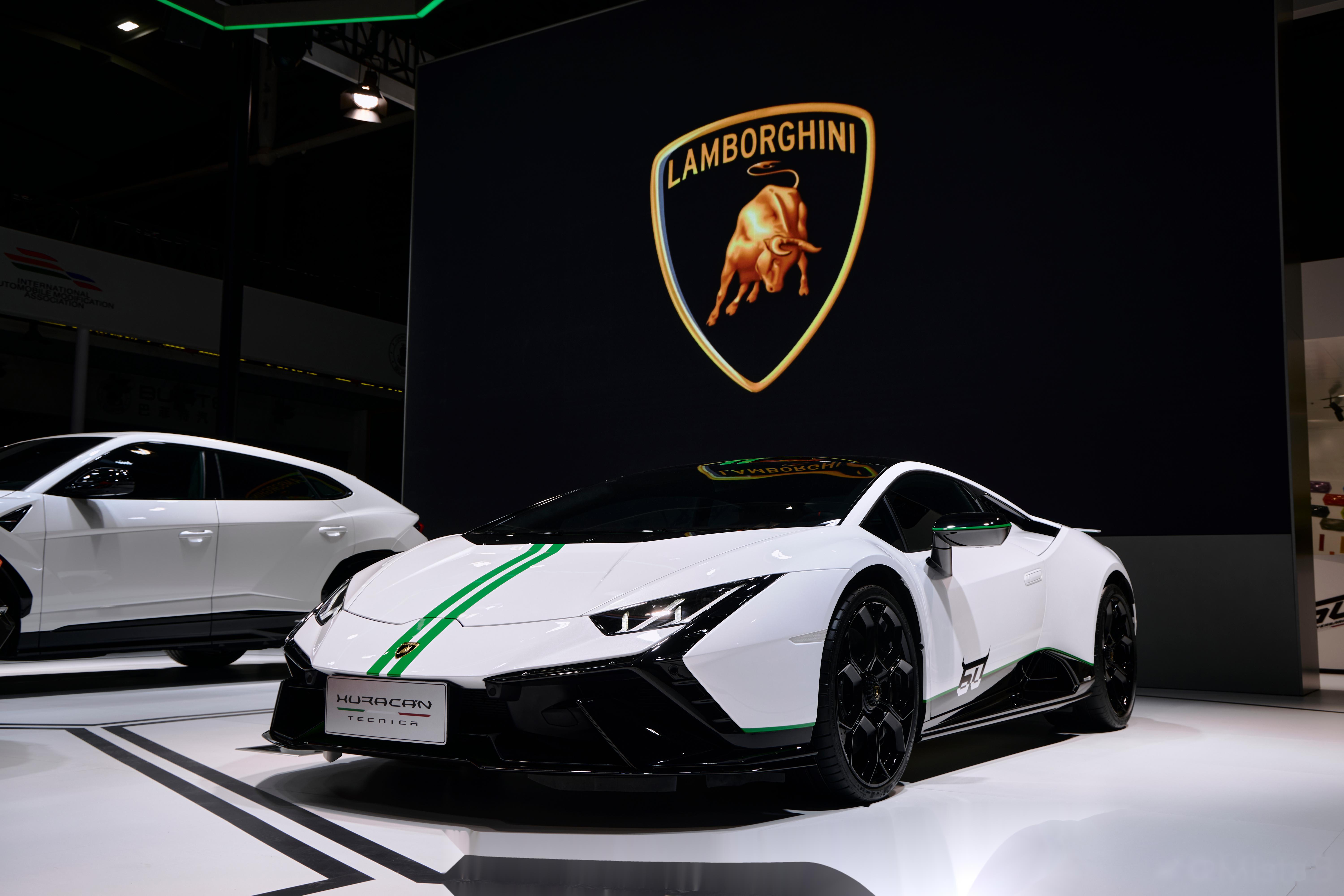 兰博基尼huracán tecnica 60周年限量版2023广州车展进行亚太首