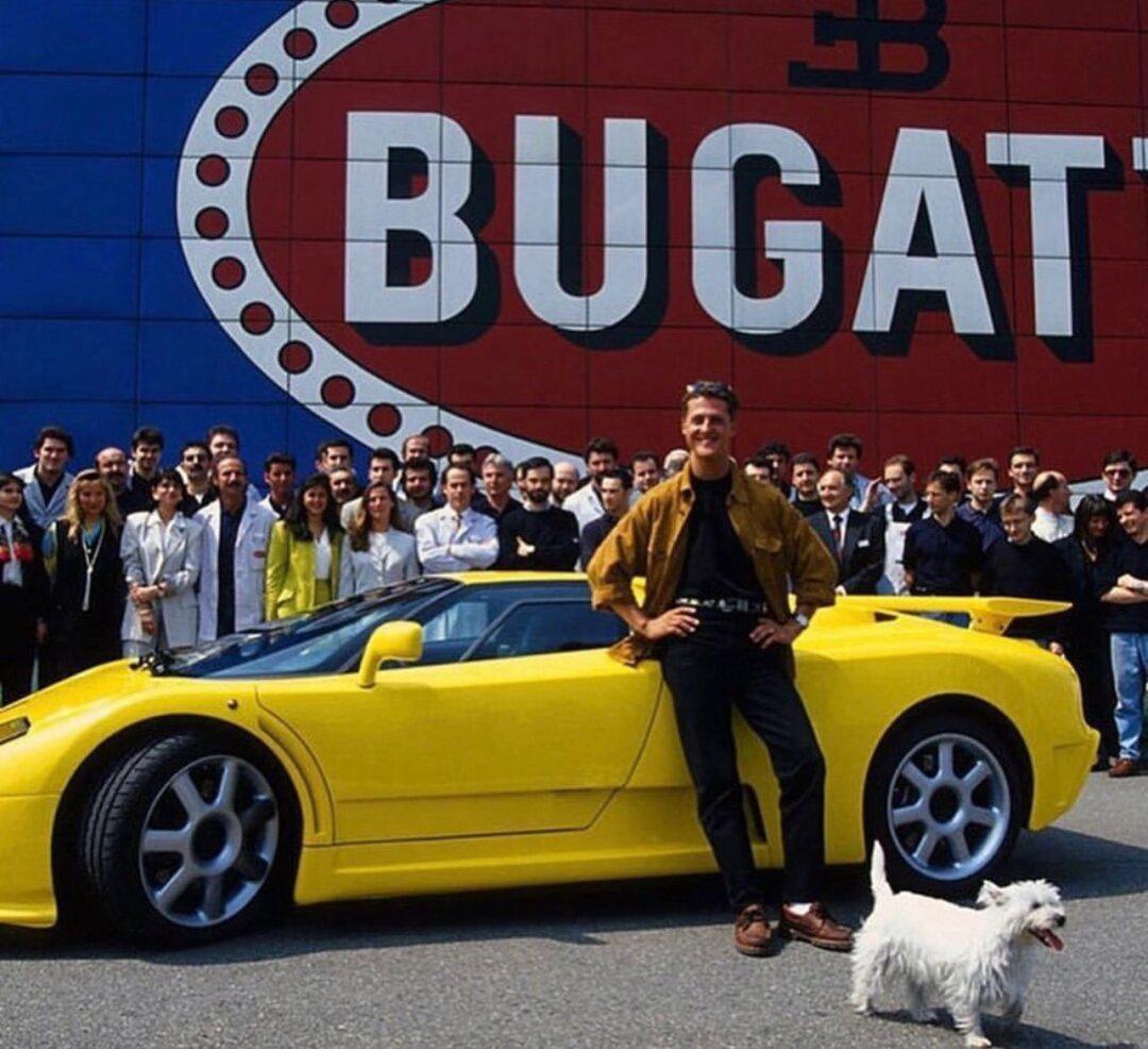 舒马赫1994年的那台过亿布加迪eb 110 ss