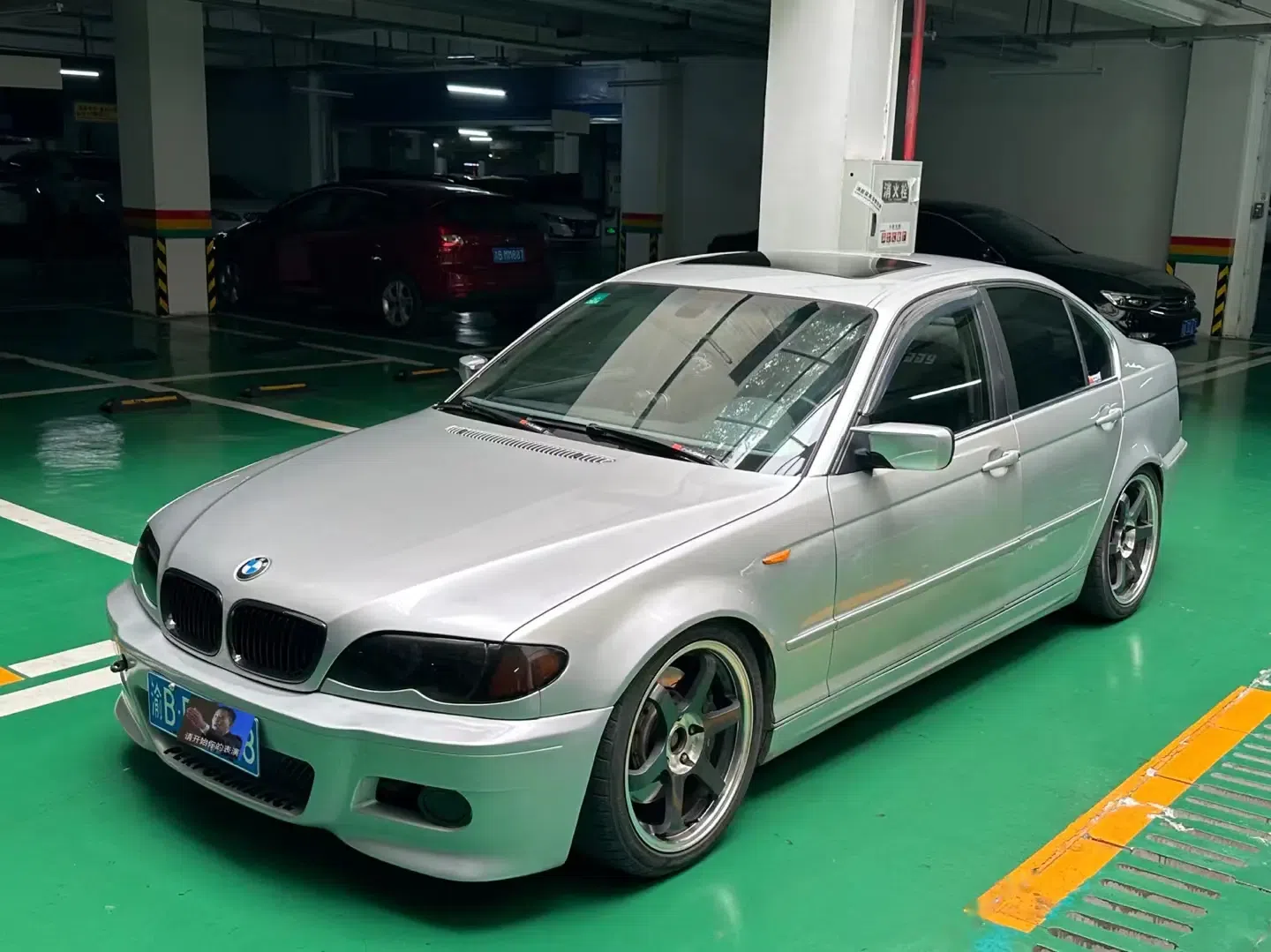 e46改装3uz v8动力,机器状态非常好,干净无漏油,改装d2绞牙_宝马3系
