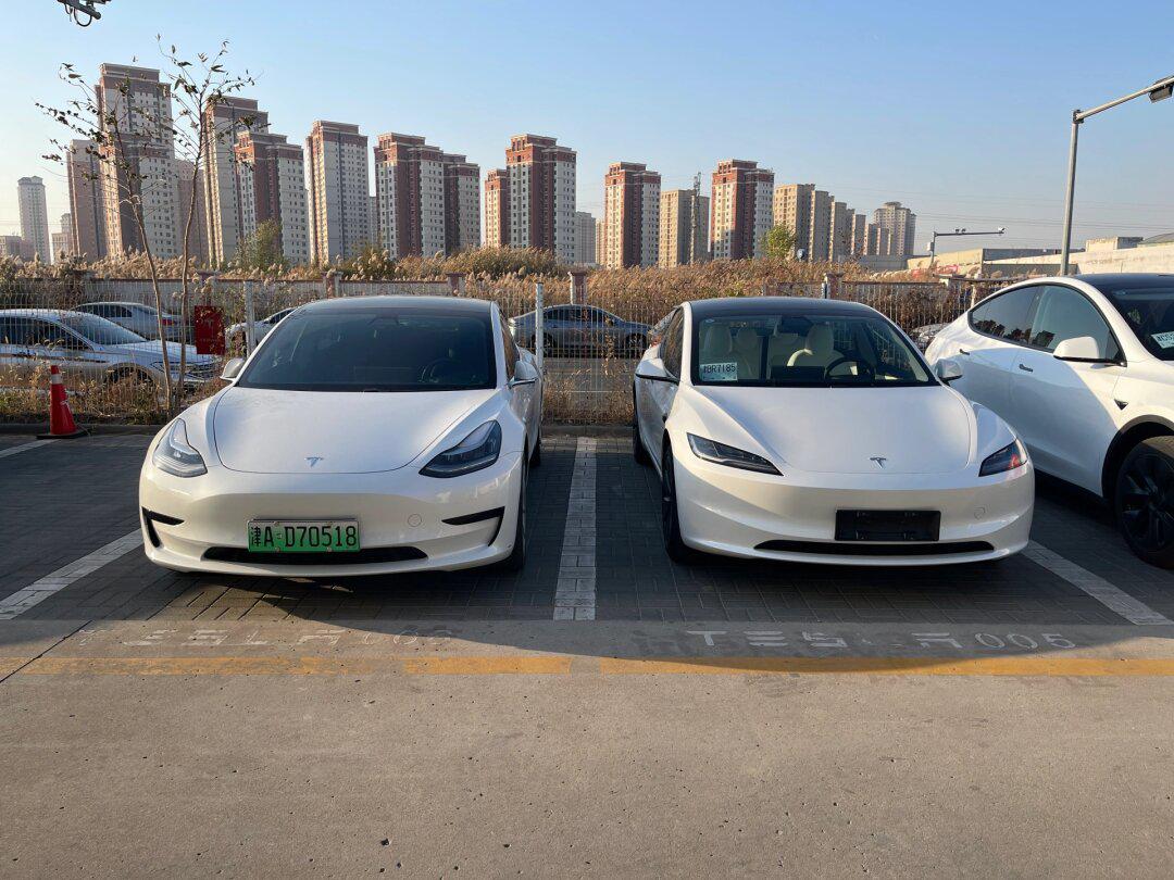 特斯拉model3新老款對比