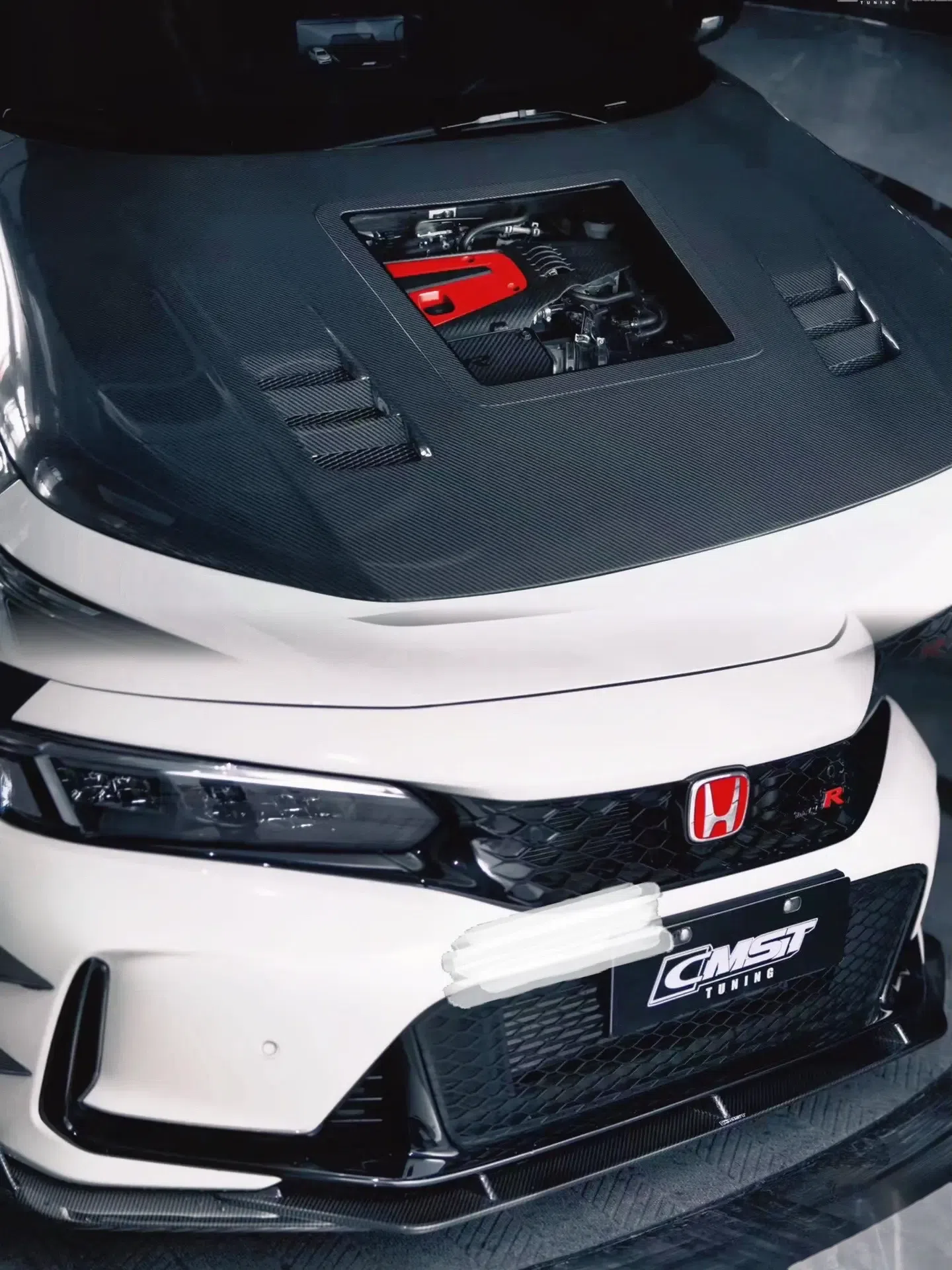 全网最帅本田思域typerlf5包围干碳前唇侧裙后唇尾翼前后杠风刀叶子板