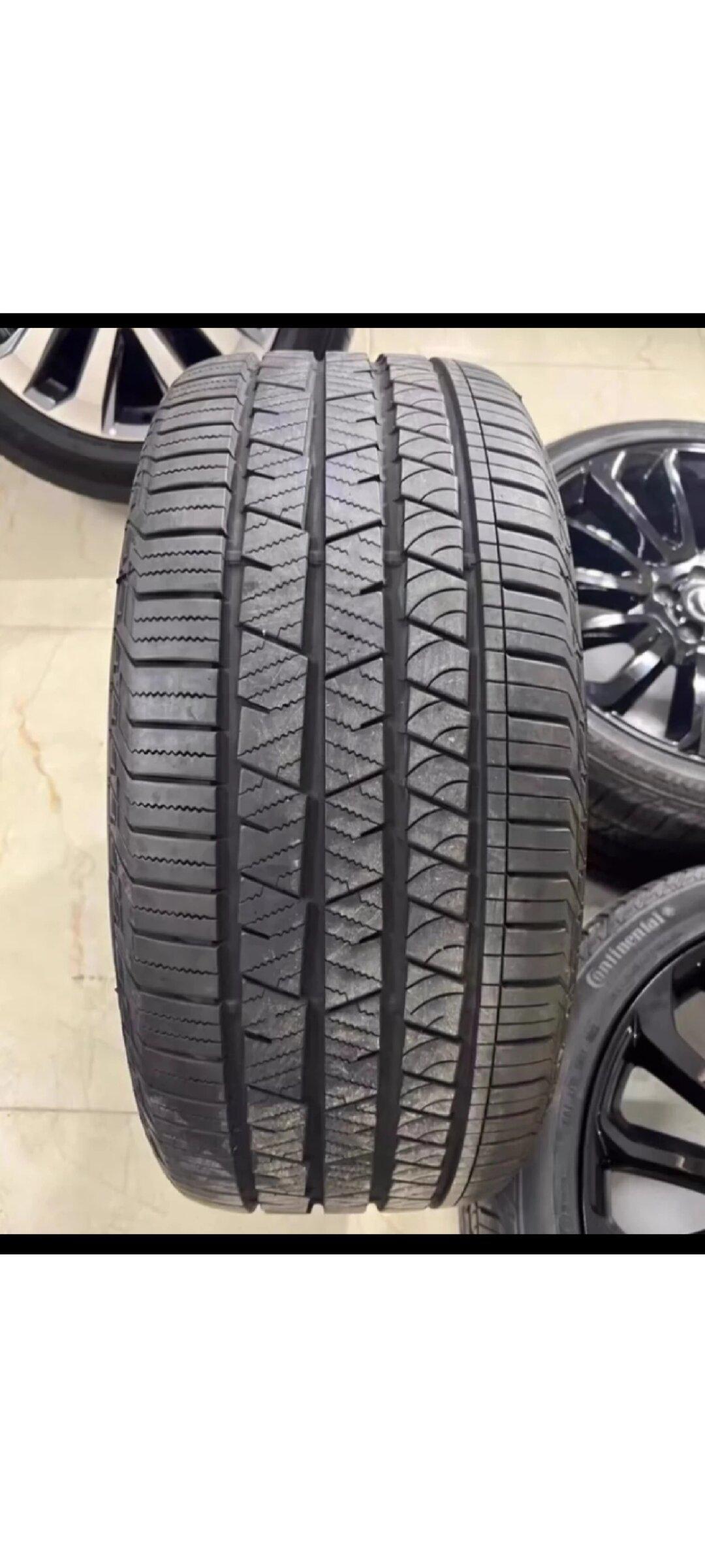 路虎22寸路虎揽胜黑曜刀锋原厂原装轮毂 路虎黑曜刀锋钢圈 轮胎数据