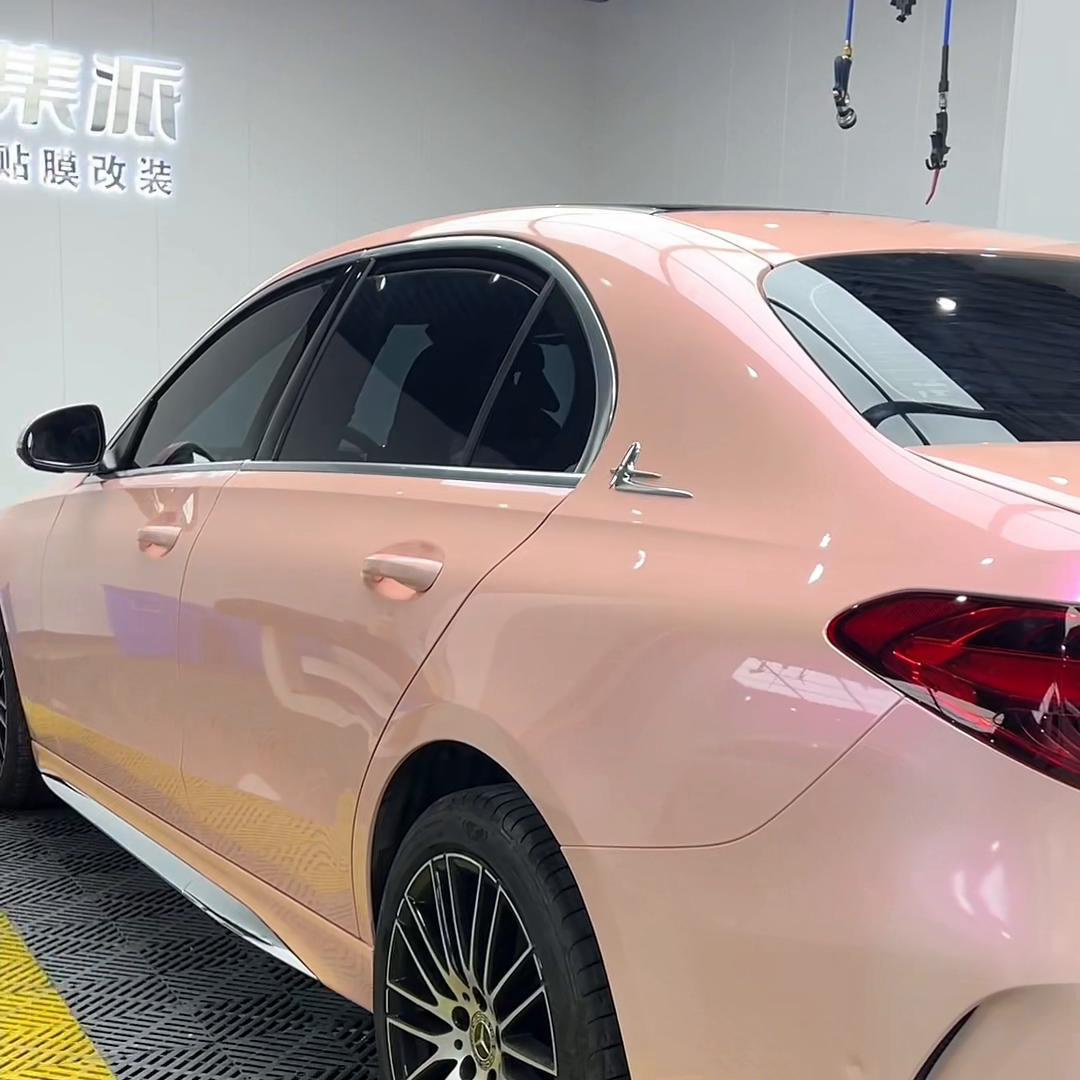 奔驰c外观改色内饰升级氛围灯