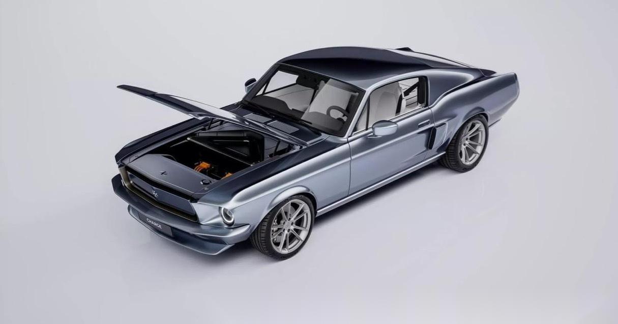 以1967年的ford mustang福特野马的经典外型charge cars所_mustang