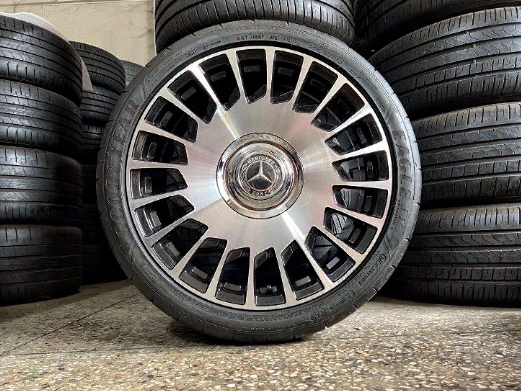 20寸奔驰迈巴赫s560原厂原车轮毂带胎一套