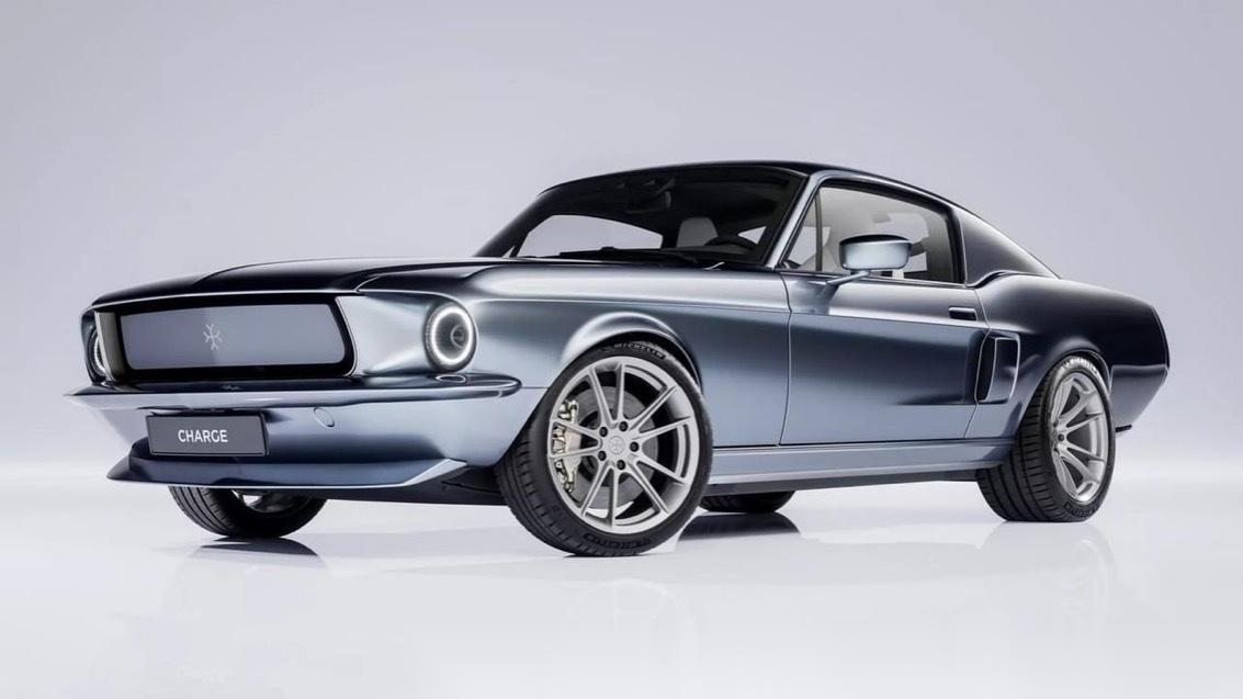以1967年的ford mustang福特野馬的經典外型charge cars所