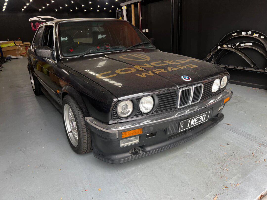 忍痛割爱 重度改装宝马e30