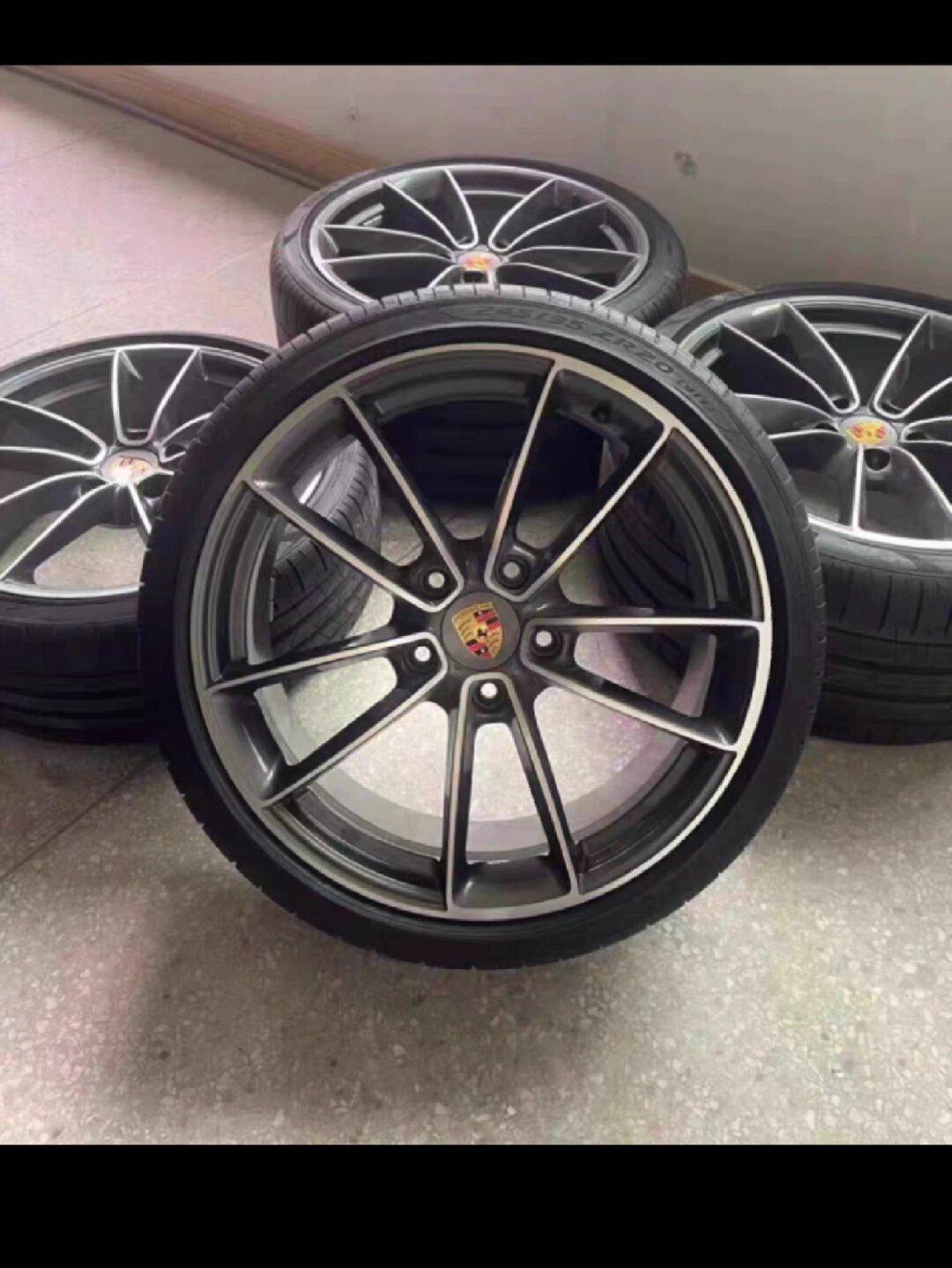 现货保时捷911 轮毂前20寸后21寸 原厂正品拆车 适用于 保时捷911 老