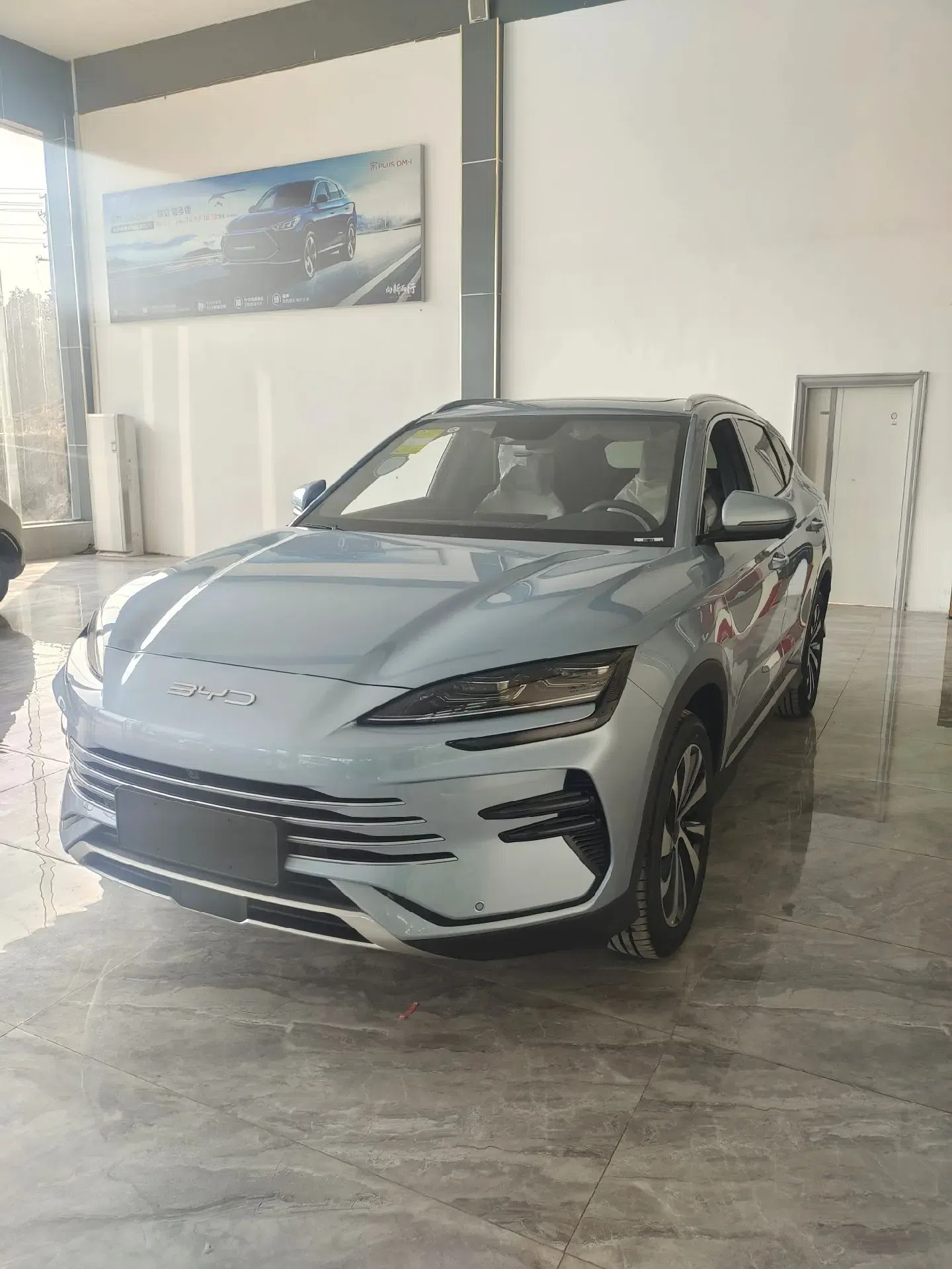 比亚迪宋plus dmi.有车有车宋plus天青蓝