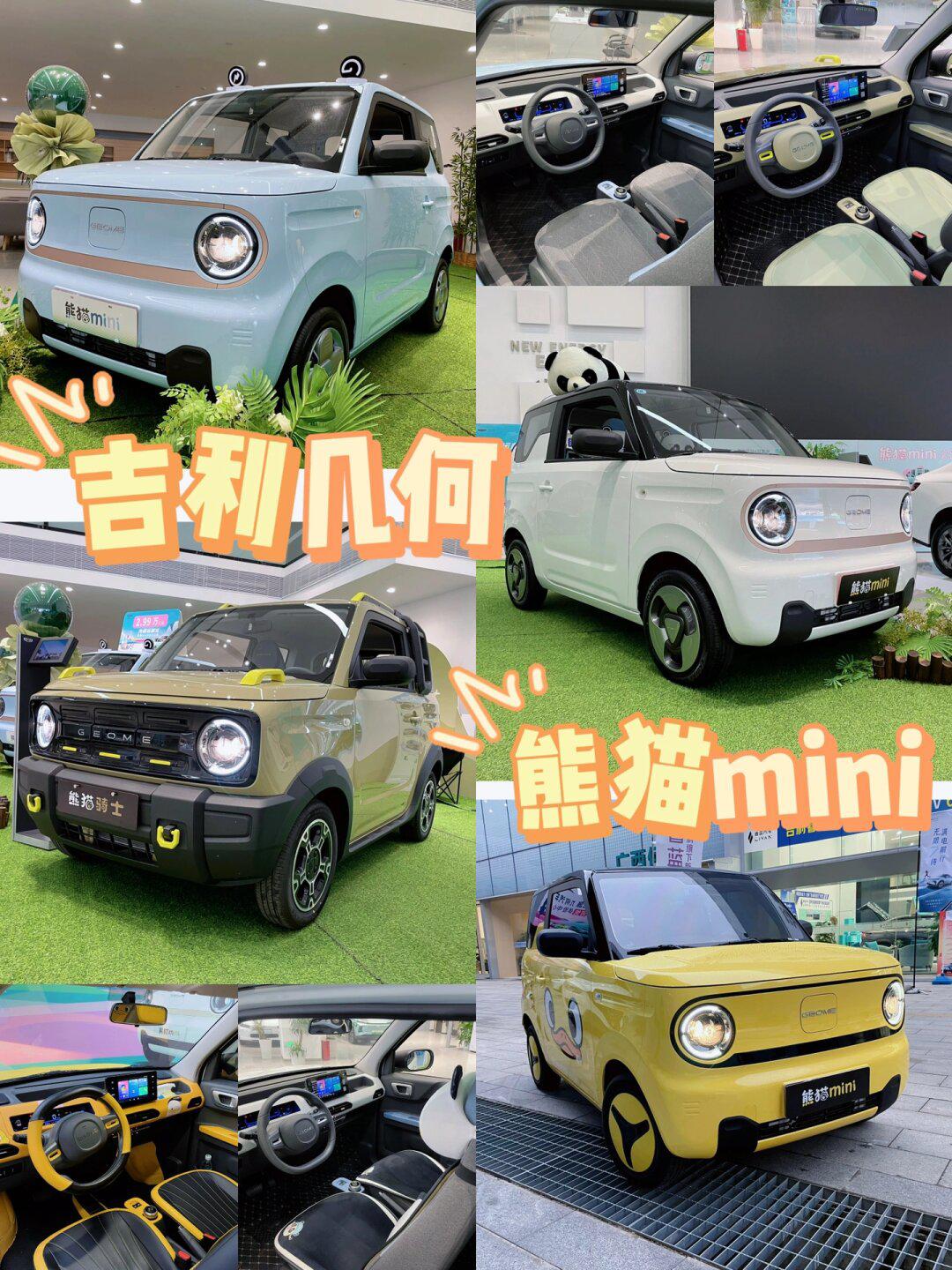 月未捡🥳吉利几何熊猫mini💰2.99w起