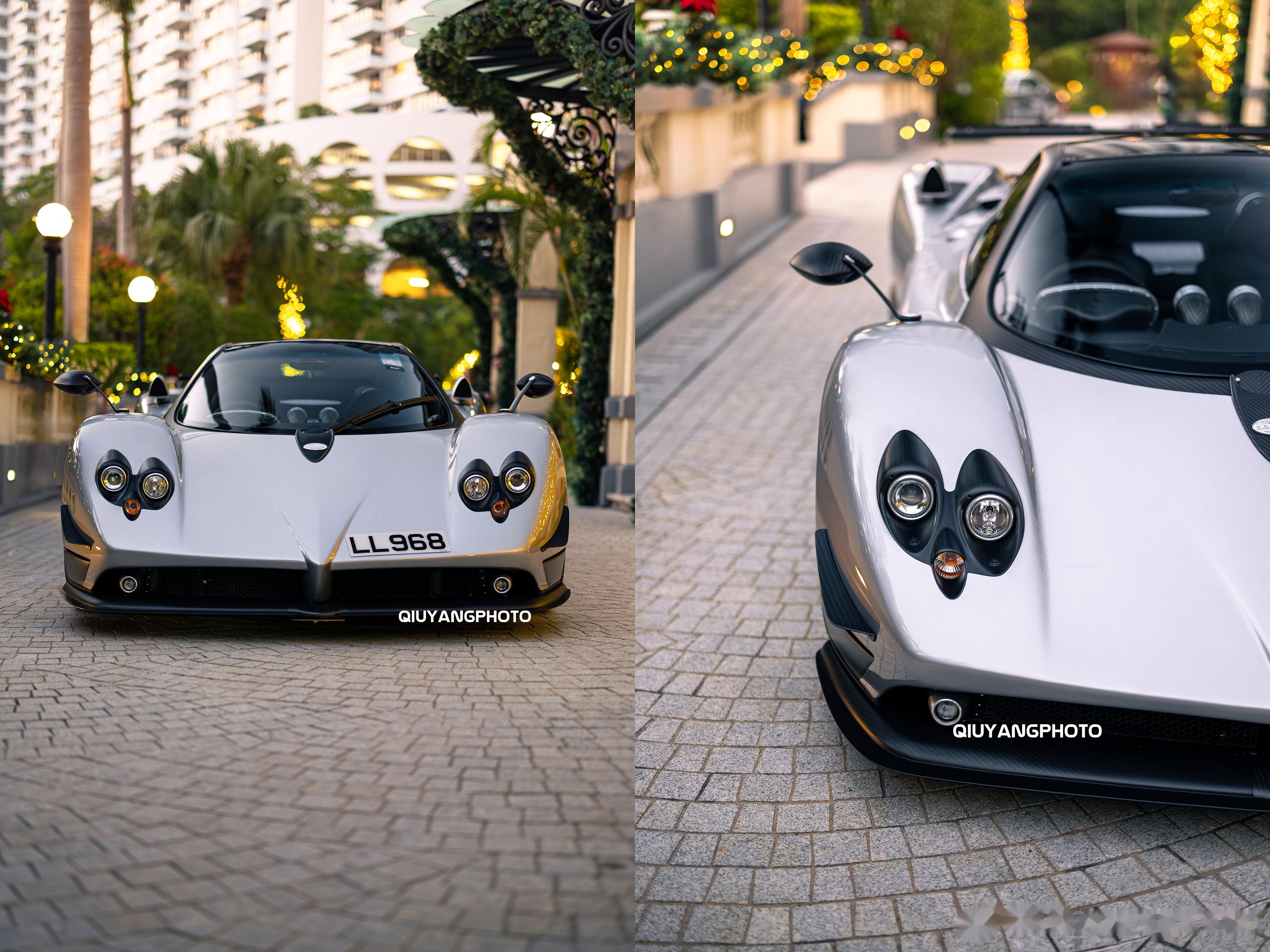 pagani zonda f 美丽,清爽的spec,银车,哑光黑炭,镀铬亮轮,没