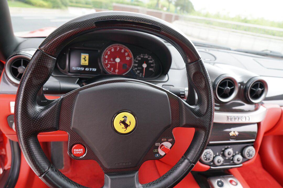 2009年法拉利599 红内红外 法拉利enzo恩佐同款6.0l自吸发动机 法拉