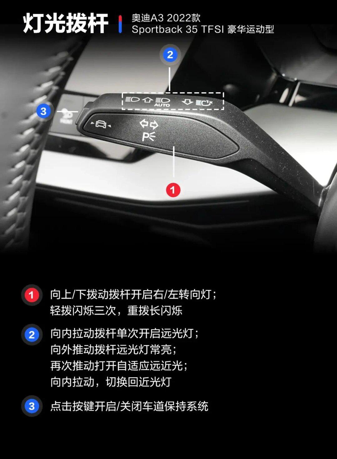 奥迪a3功能图解,收藏起来,随时可用!