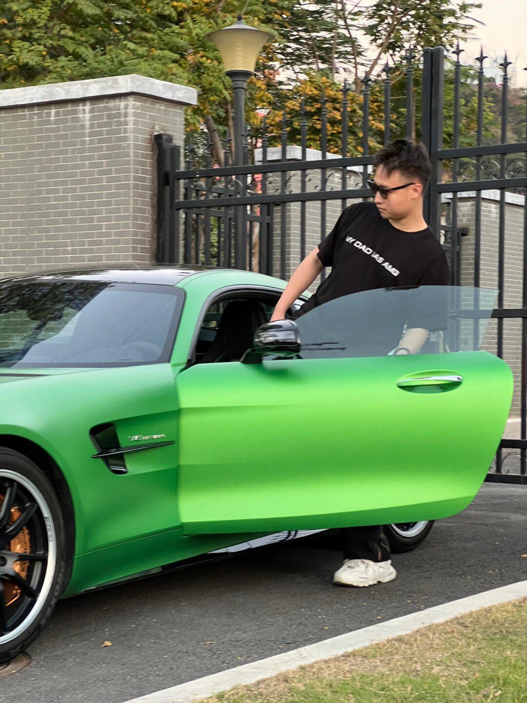 1/28 amg gtr绿魔～_奔驰gt amg社区_易车社区