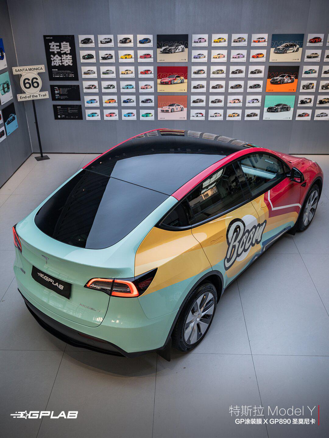 特斯拉 model y | 涂装 - gp890 圣莫妮卡