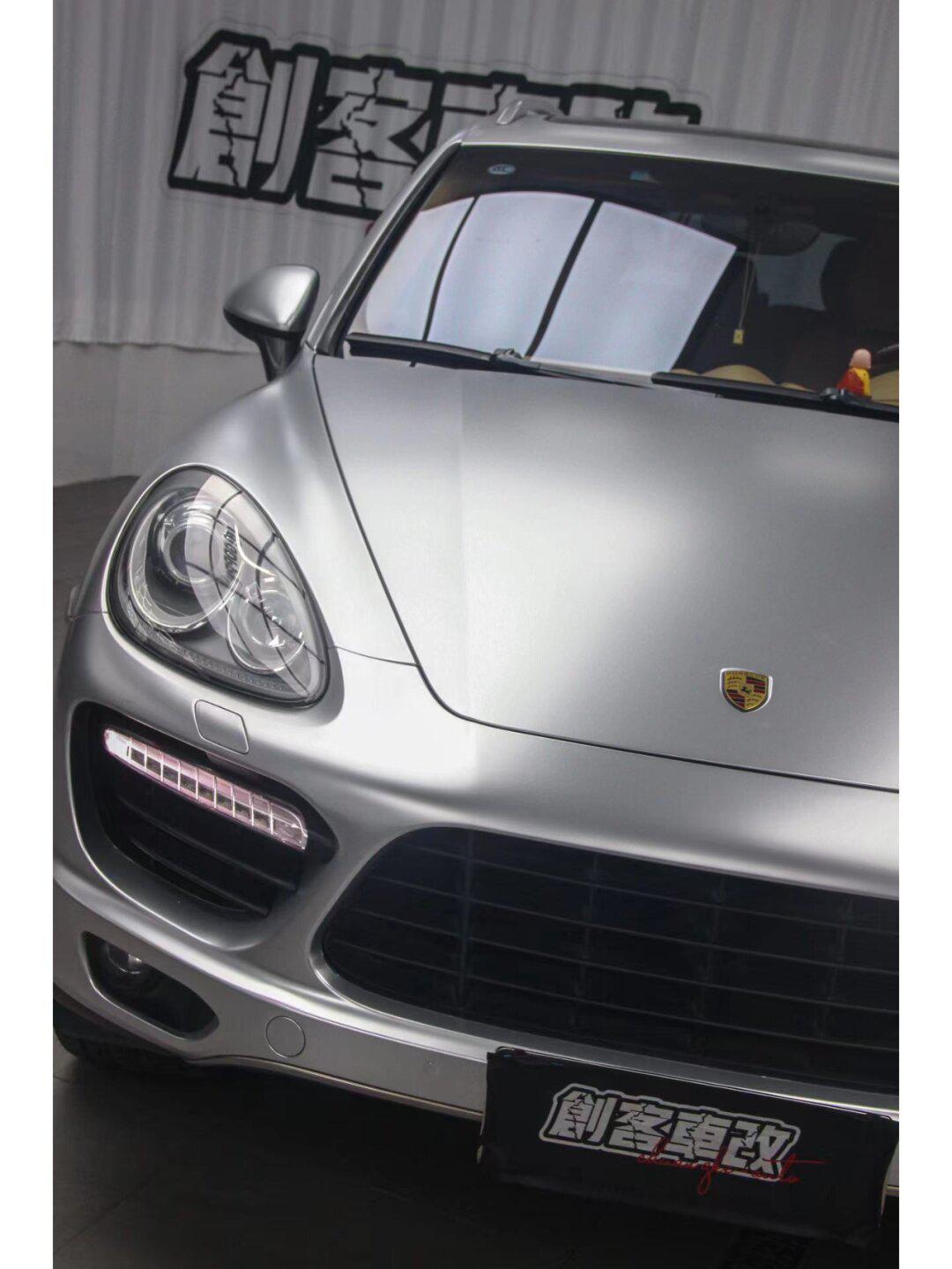 "保时捷卡宴turbo"电光金属银的魅力🔥_保时捷cayenne社区_易车社区