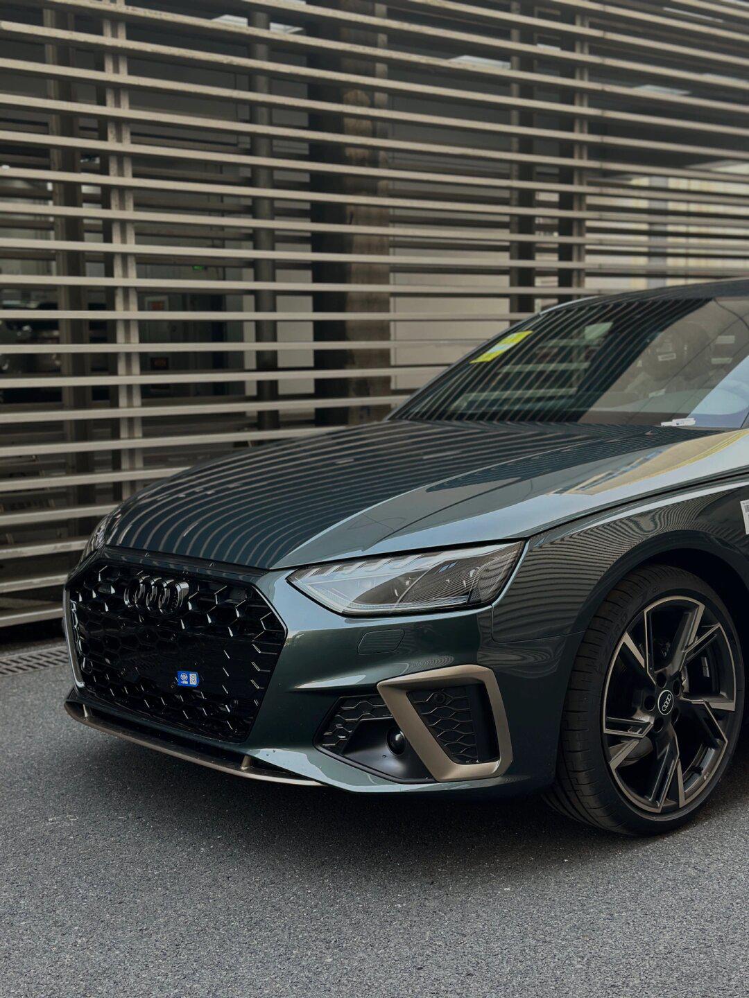 24款奥迪a4lrs燃速版-新色迷彩绿!_奥迪a4社区_易车社区