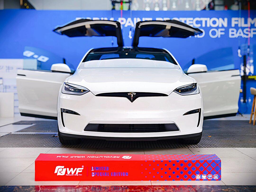 特斯拉model x内外改色案例