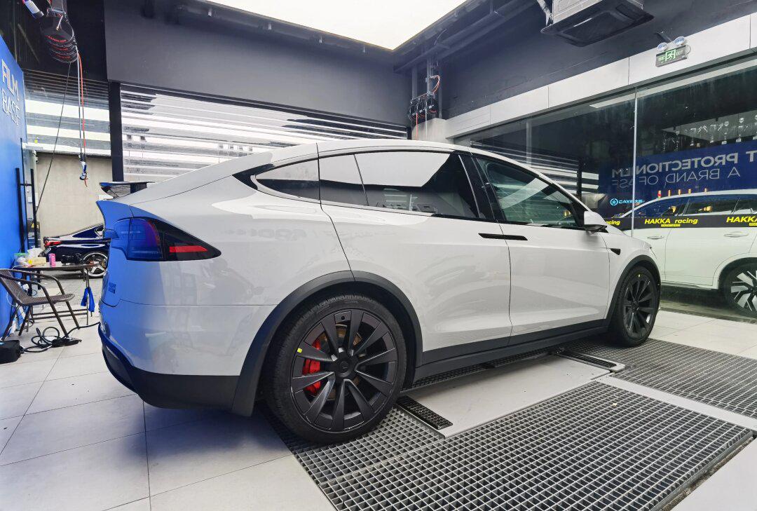 特斯拉model x内外改色案例