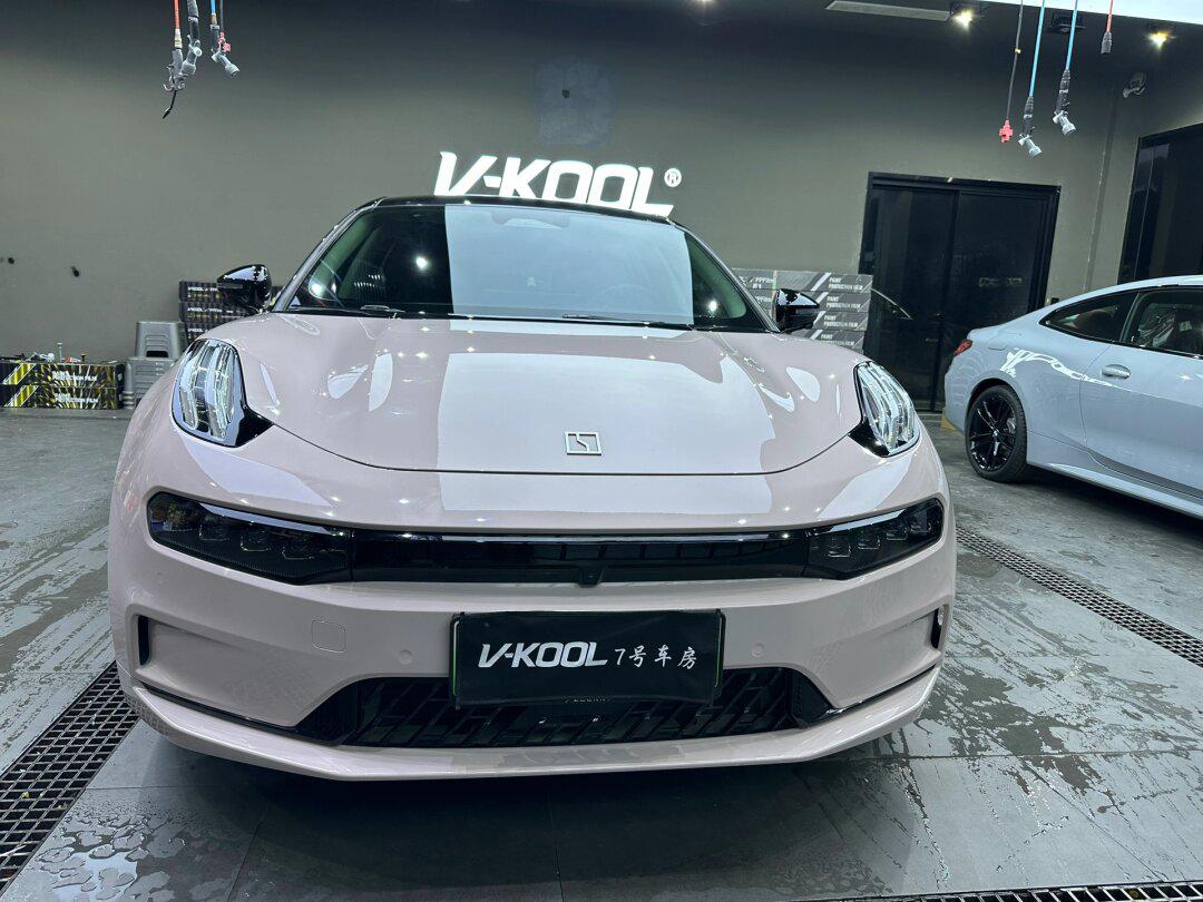 宁波汽车贴膜📸极氪001镜空粉改色案例_ZEEKR 001社区_易车社区