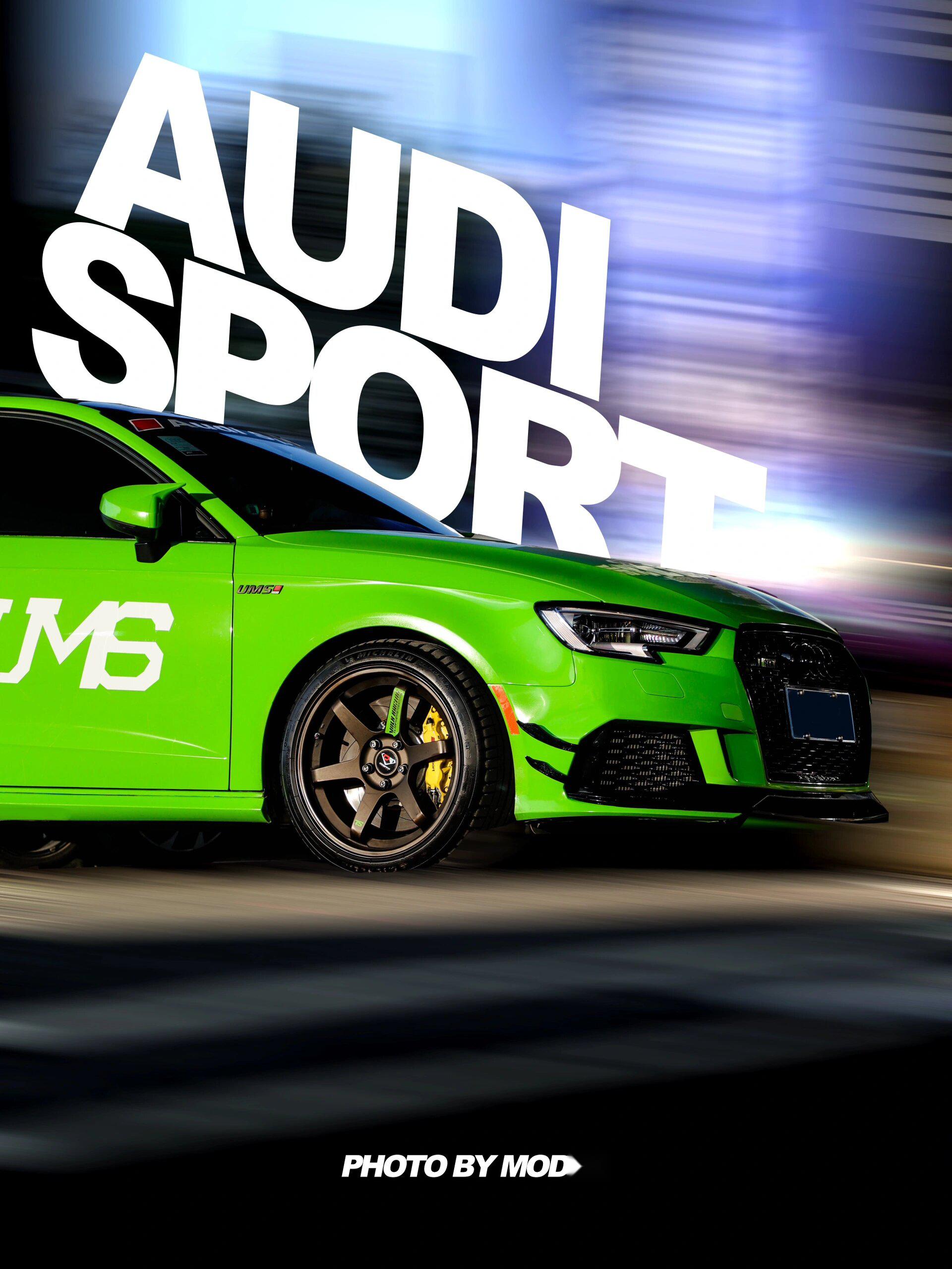 奥迪a3两厢改装案例|小车也能够靓7515 hi!were pinky wrenc