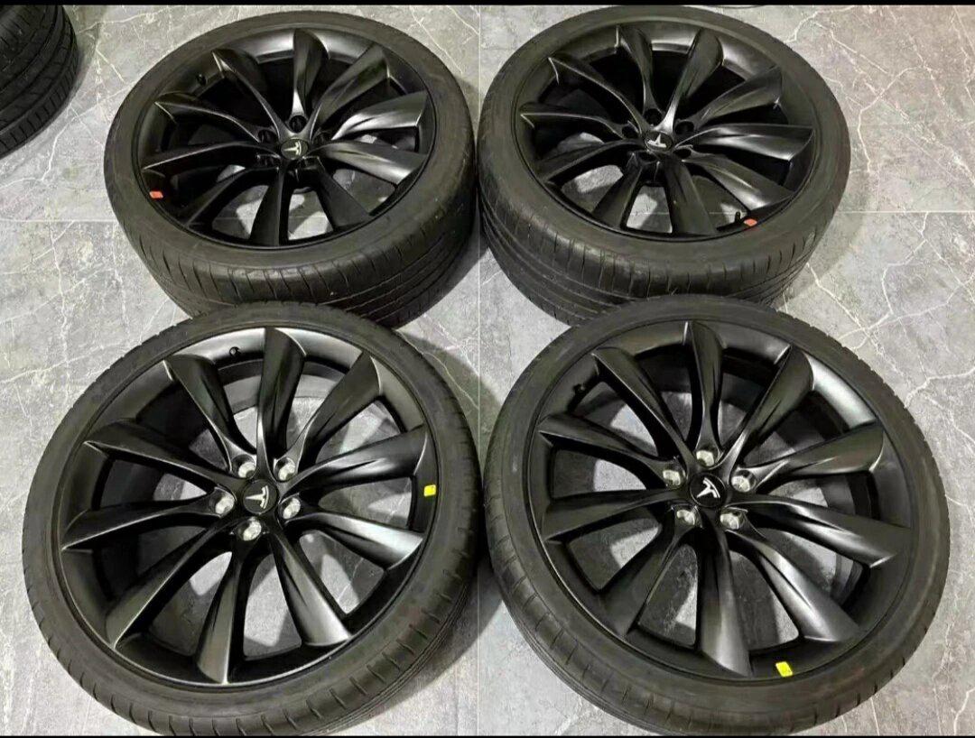 22寸特斯拉毛豆x轮毂,model x轮胎,原厂正品,新款,265/35r22