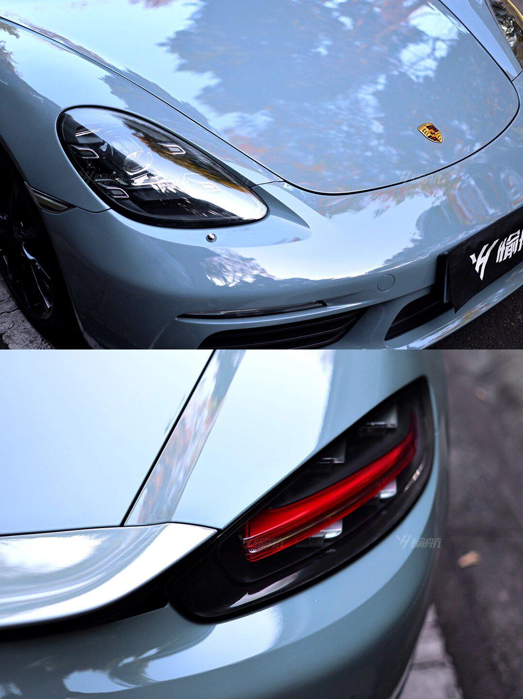 哇哦!水泥灰的保时捷这颜色劲爆!