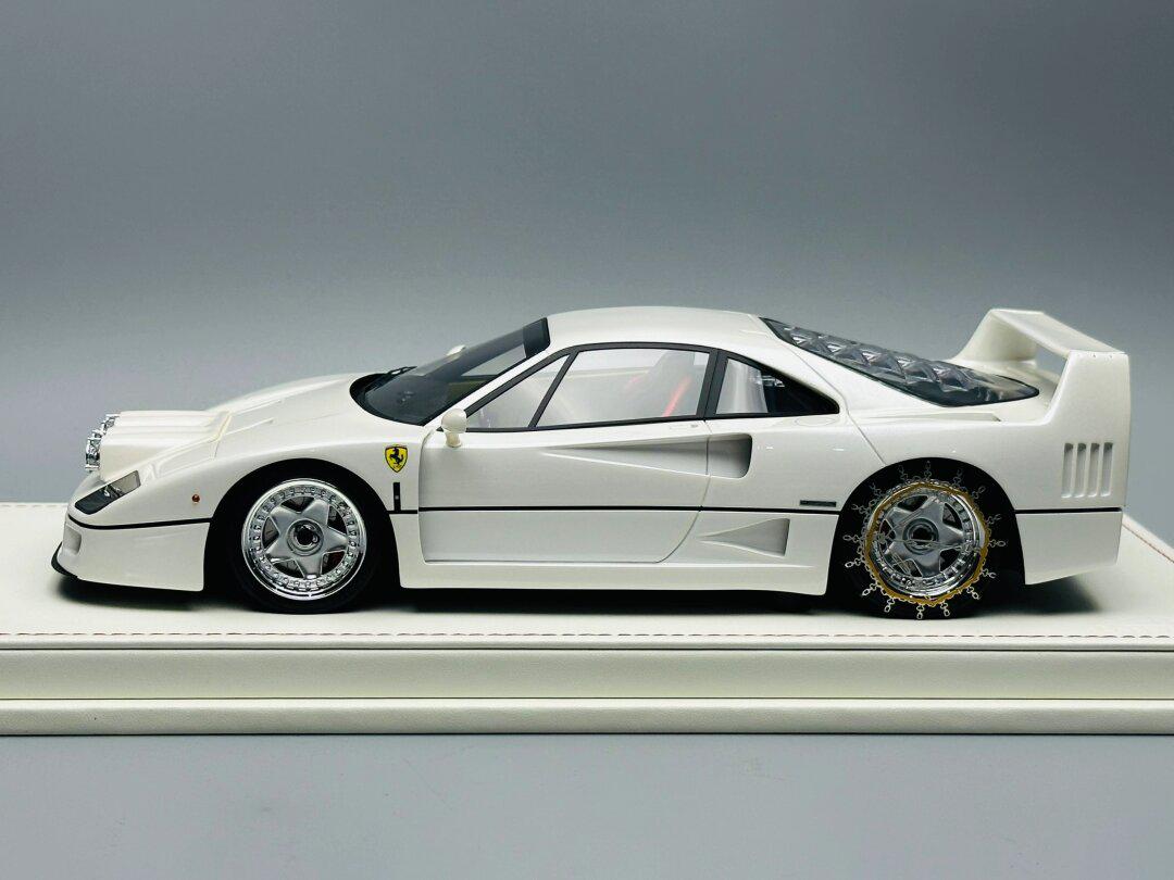 vip scale models 1:18 法拉利f40圣诞滑雪版 树脂模型,行