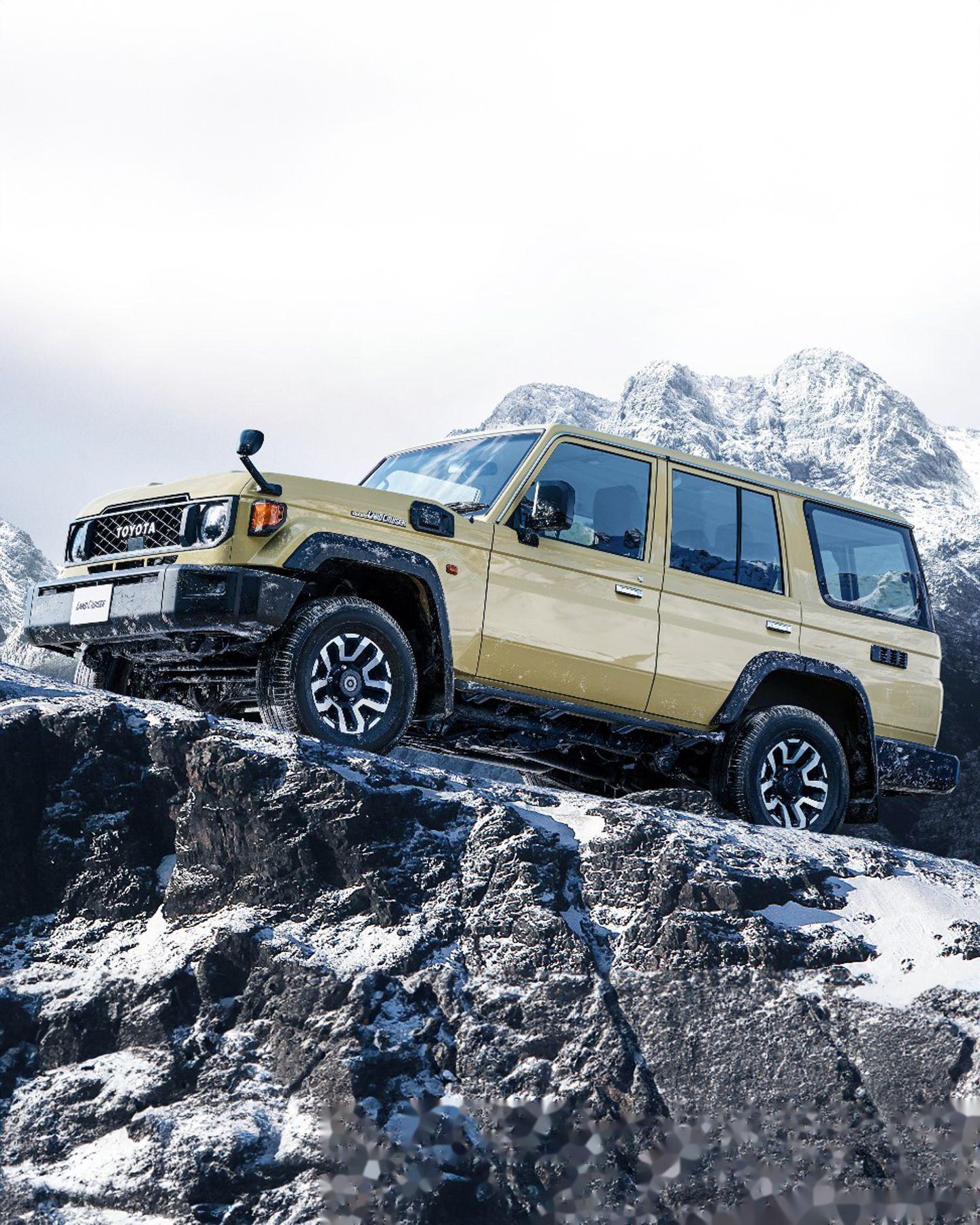 land cruiser 70向1951年的原版"丰田bj"致敬,并将越野可靠性