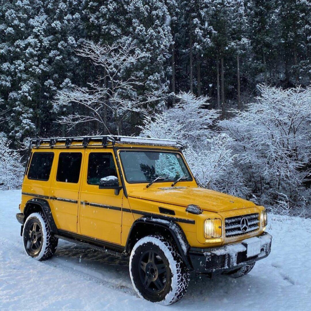 雪地奔驰车辆介绍图片