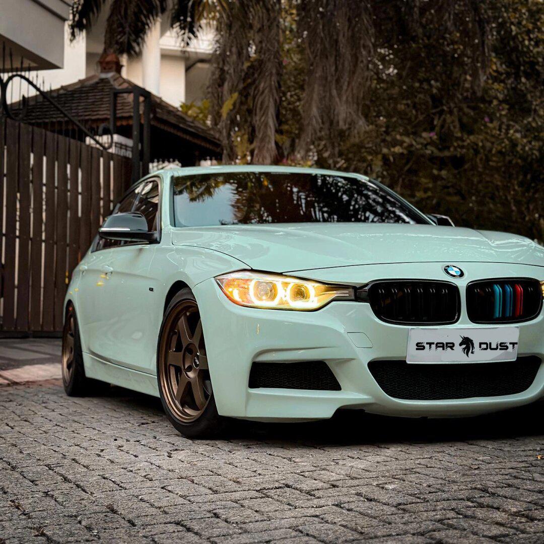 宝马改马卡龙月光玉,真的美!绝美!