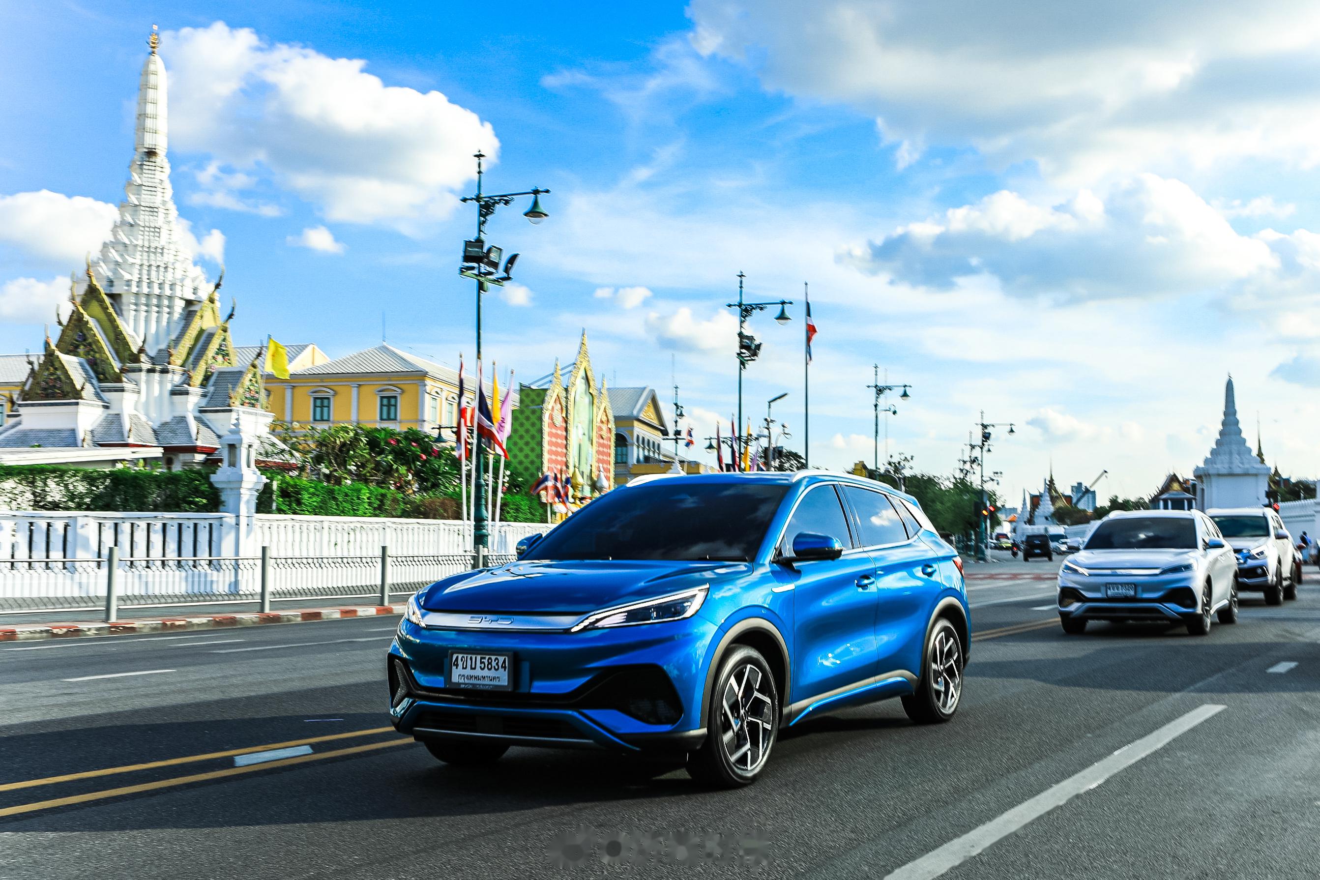 在电动车领域,中国品牌在泰国市场已经实现了对其他品牌的超越.