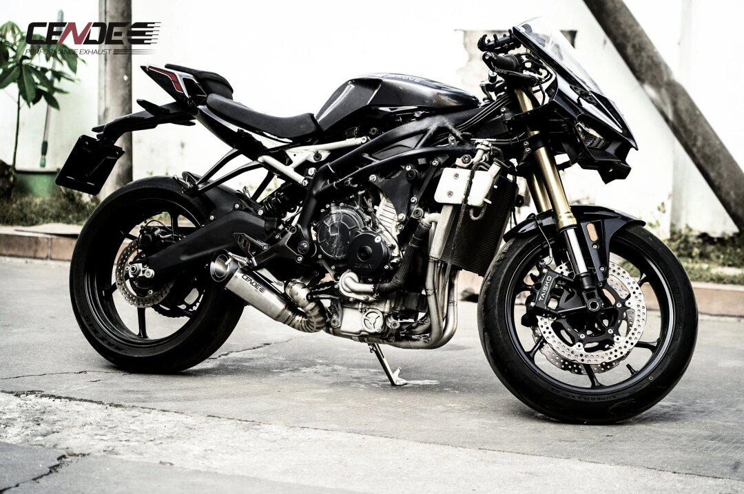 这个冬天,凯越450rr升级cende高性能摩托车排气案例震撼登场!